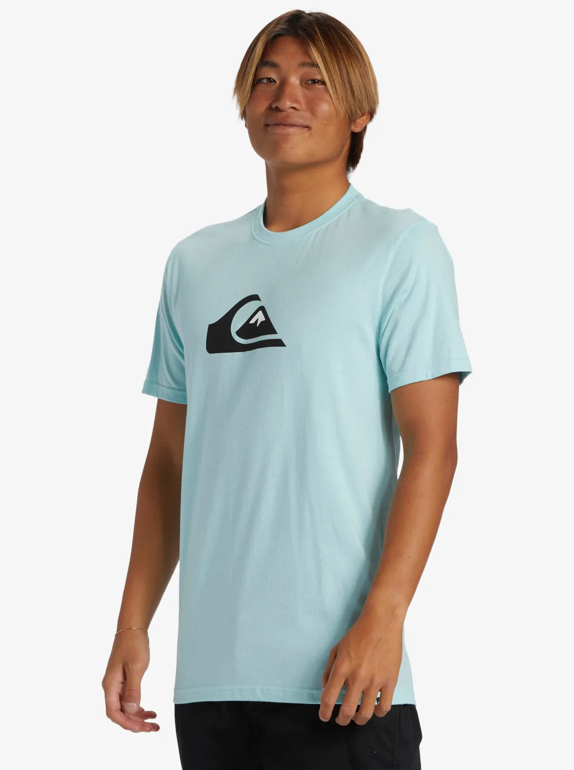 Comp Logo T-Shirt - Pastel Turquoise sold by Quiksilver product image thumbnail 4