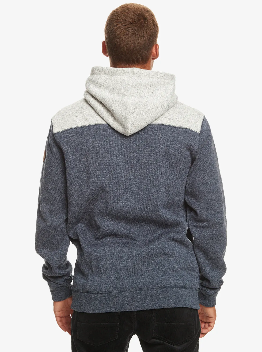 Keller Zip Hoodie - Navy Blazer Heather sold by Quiksilver product image thumbnail 5