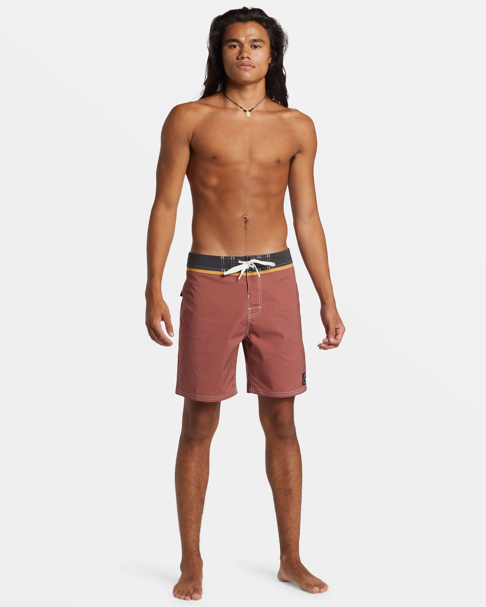 Original Straight Leg Solid 18" Boardshorts - Henna sold by Quiksilver product image thumbnail 3