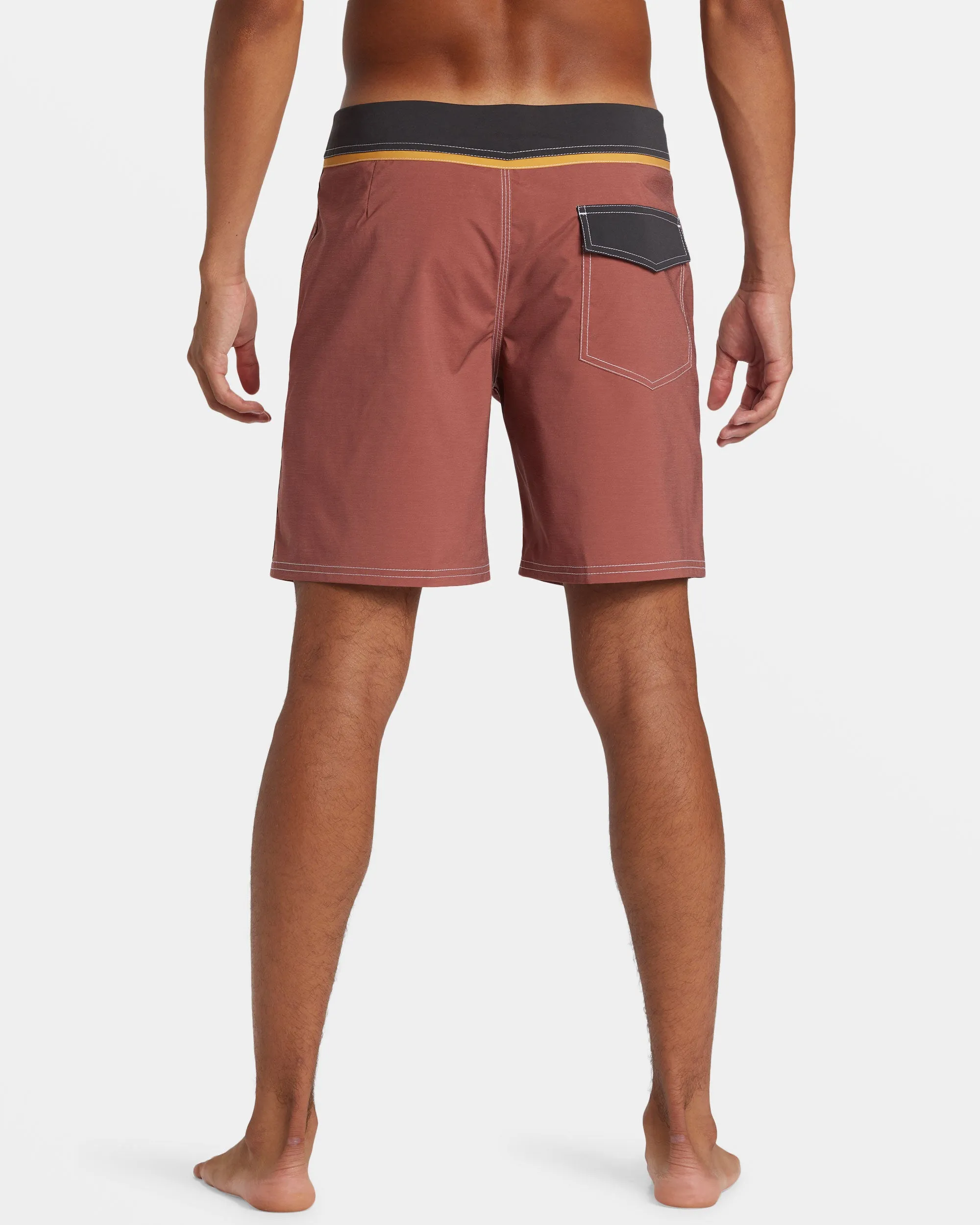 Original Straight Leg Solid 18" Boardshorts - Henna sold by Quiksilver product image thumbnail 2