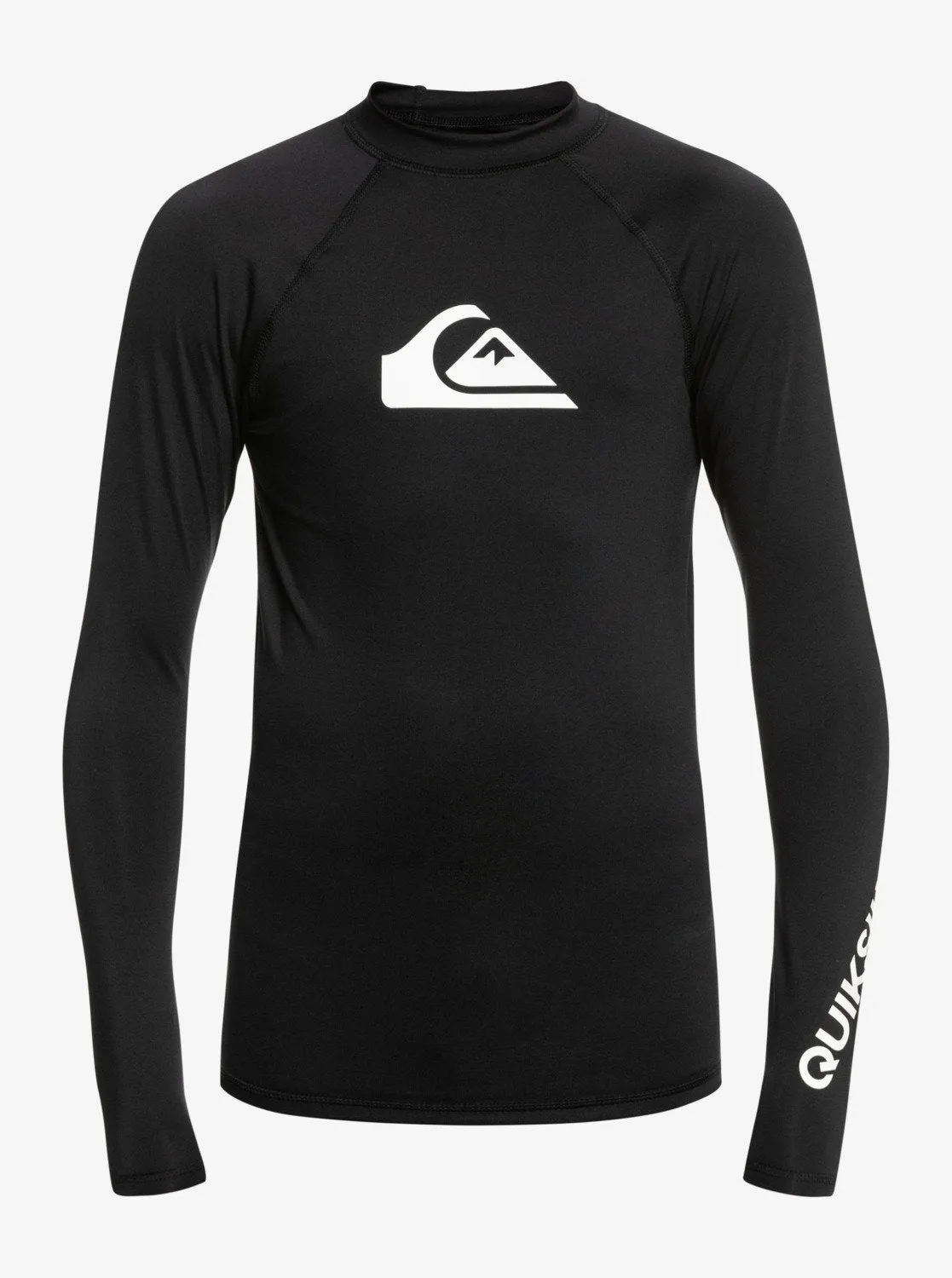 Boys 8-16 All Time Long Sleeve Upf 50 Rashguard - Black sold by Quiksilver
