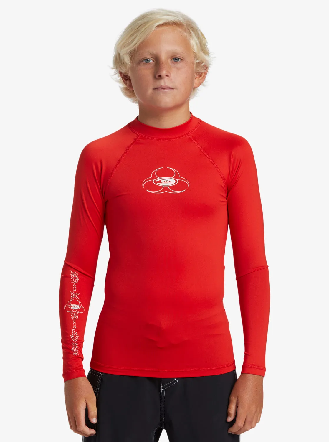 Boys 8-16 Saturn UPF 50 Long Sleeve Surf Tee - High Risk Red sold by Quiksilver product image thumbnail 3