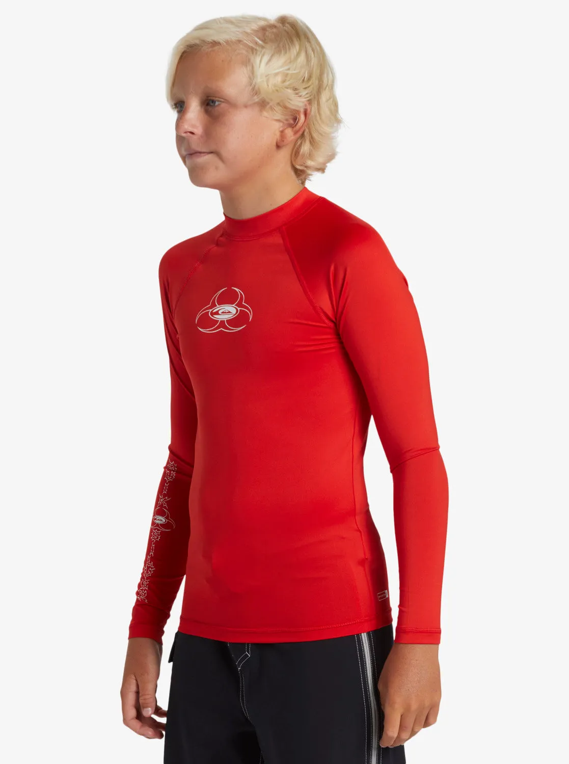 Boys 8-16 Saturn UPF 50 Long Sleeve Surf Tee - High Risk Red sold by Quiksilver product image thumbnail 4