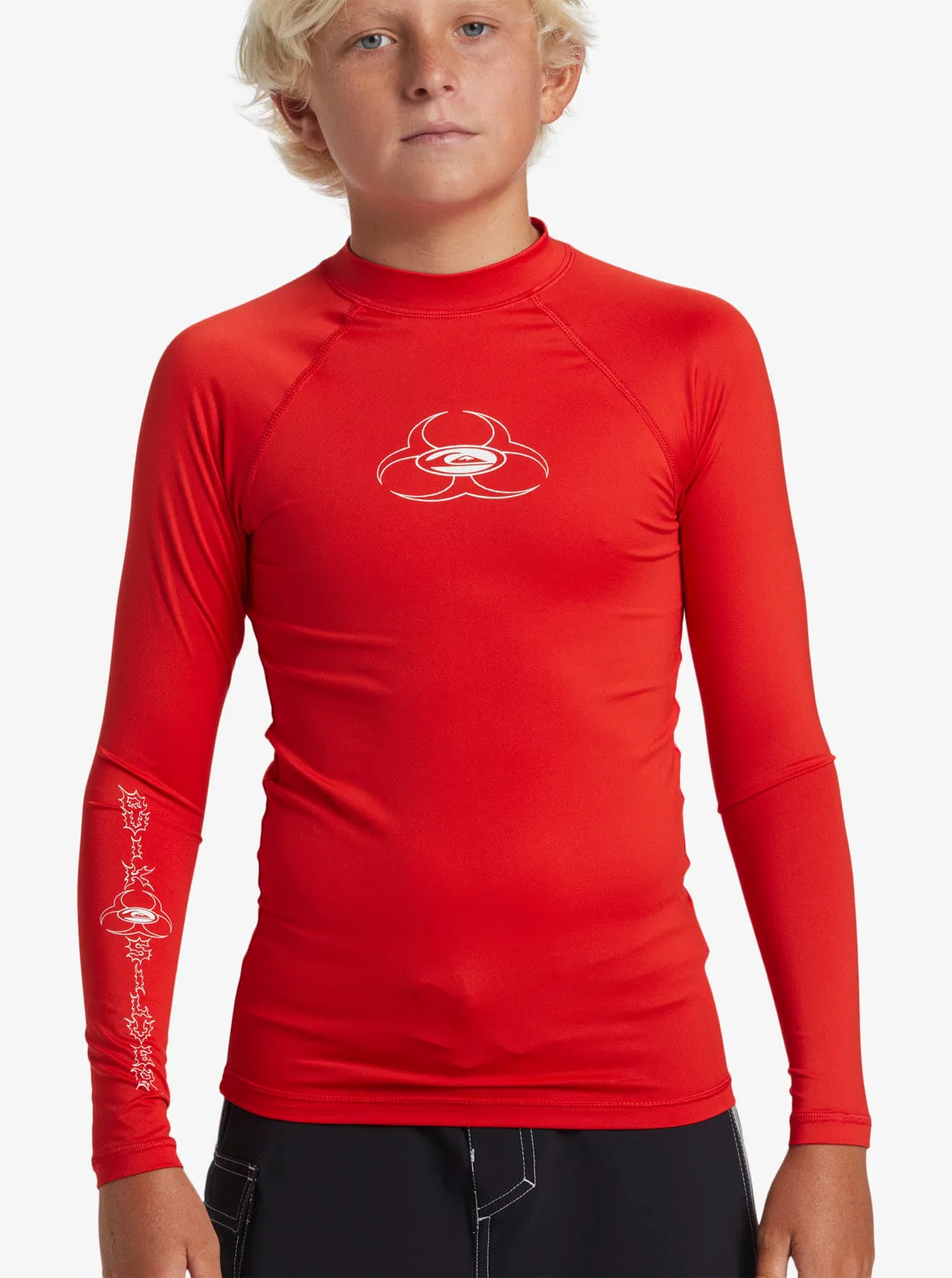 Boys 8-16 Saturn UPF 50 Long Sleeve Surf Tee - High Risk Red sold by Quiksilver product image thumbnail 5