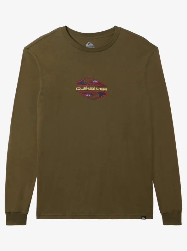 Diamond Long Sleeve T-Shirt - Grape Leaf sold by Quiksilver