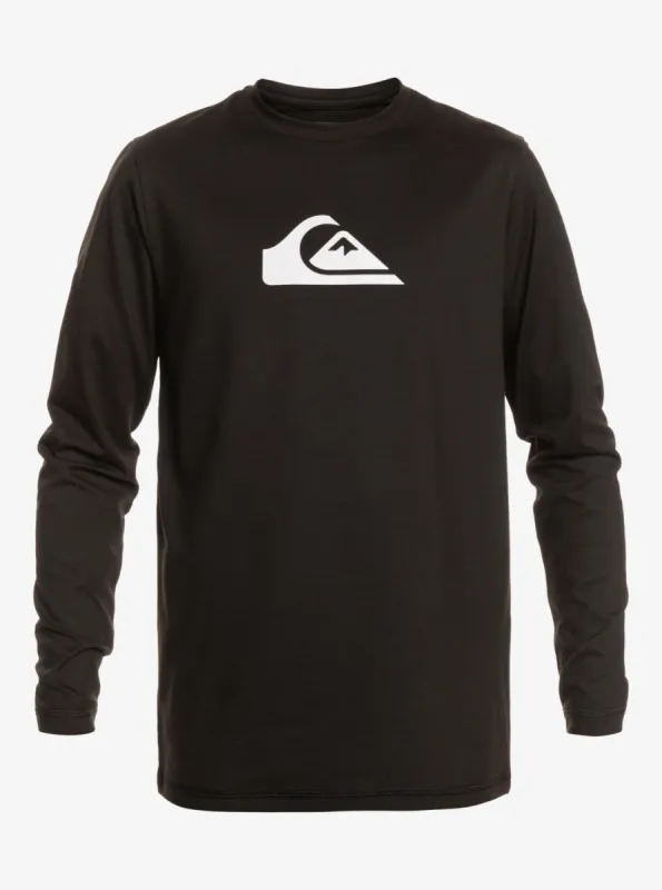 Boys 8-16 Solid Streak Long Sleeve - Black sold by Quiksilver