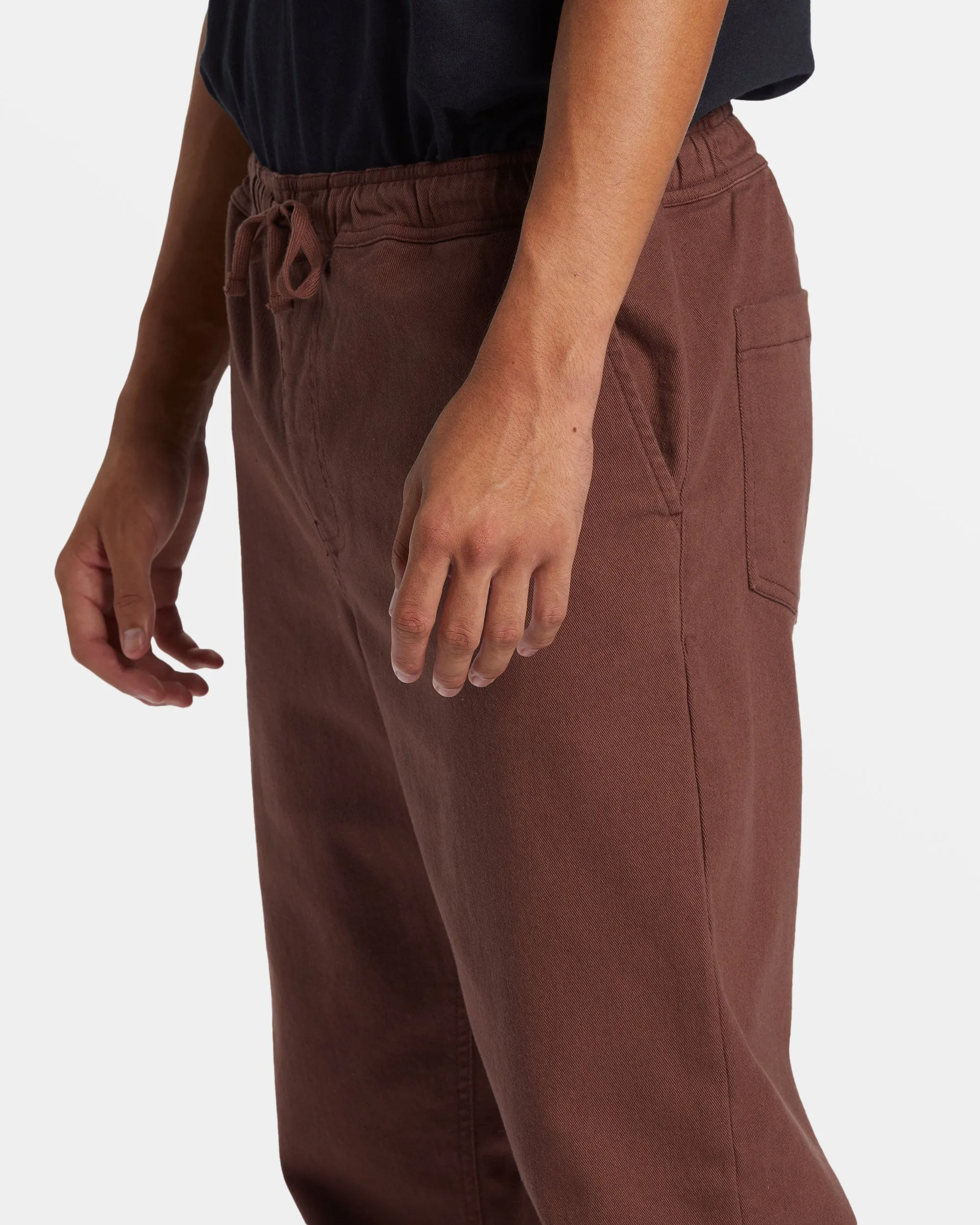 DNA Beach Elastic Waist Pants - Brown Stone sold by Quiksilver product image thumbnail 5