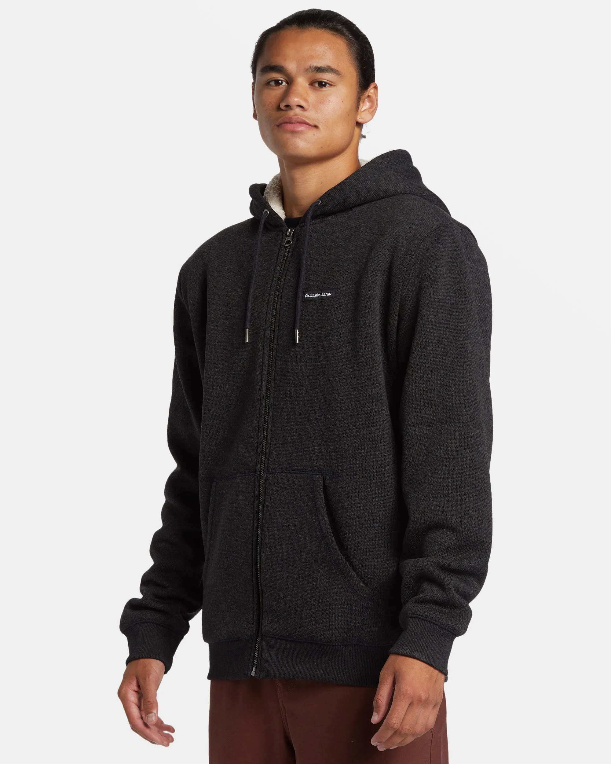 Keller Zip Hoodie - Black Heather sold by Quiksilver product image thumbnail 4