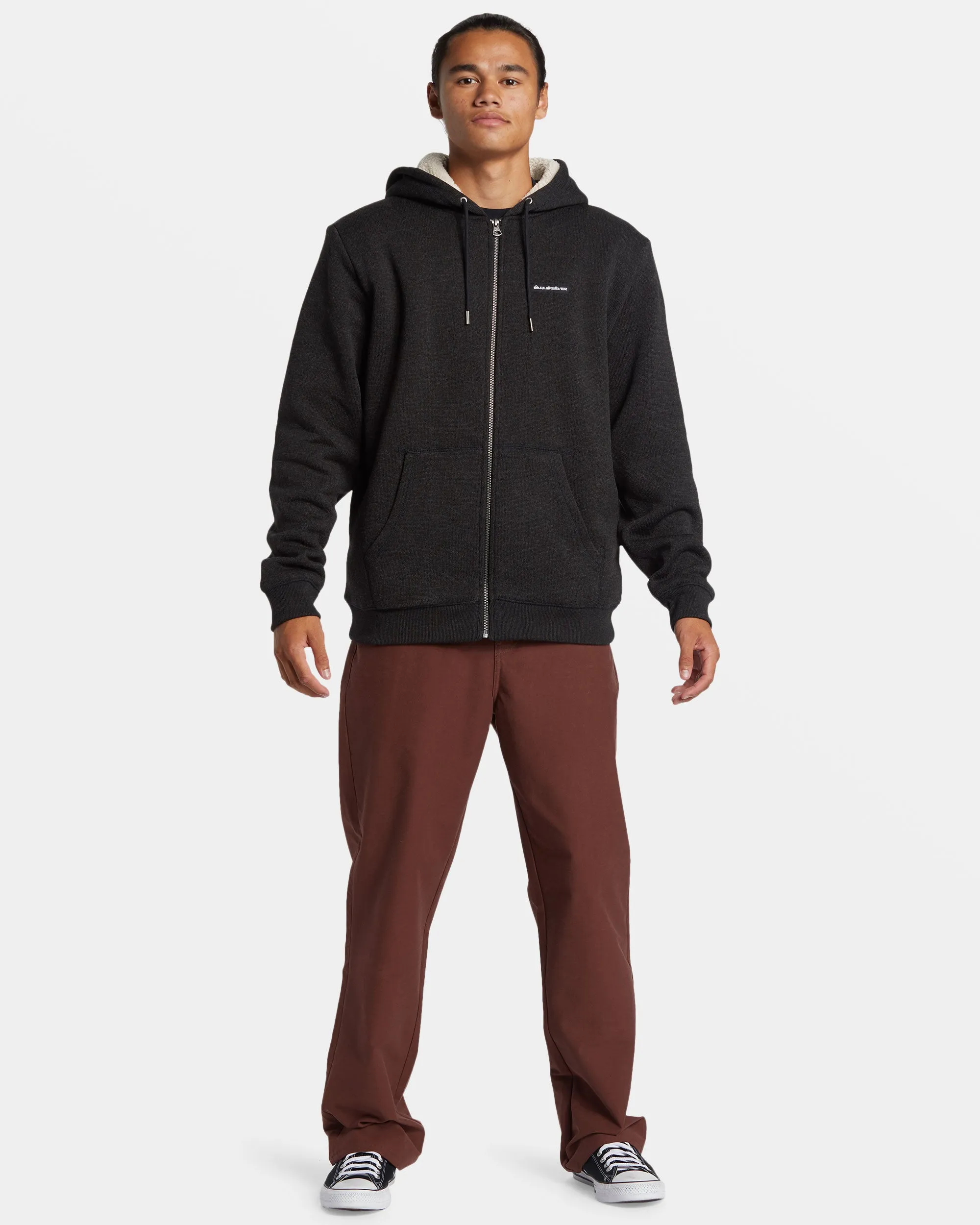Keller Zip Hoodie - Black Heather sold by Quiksilver product image thumbnail 3