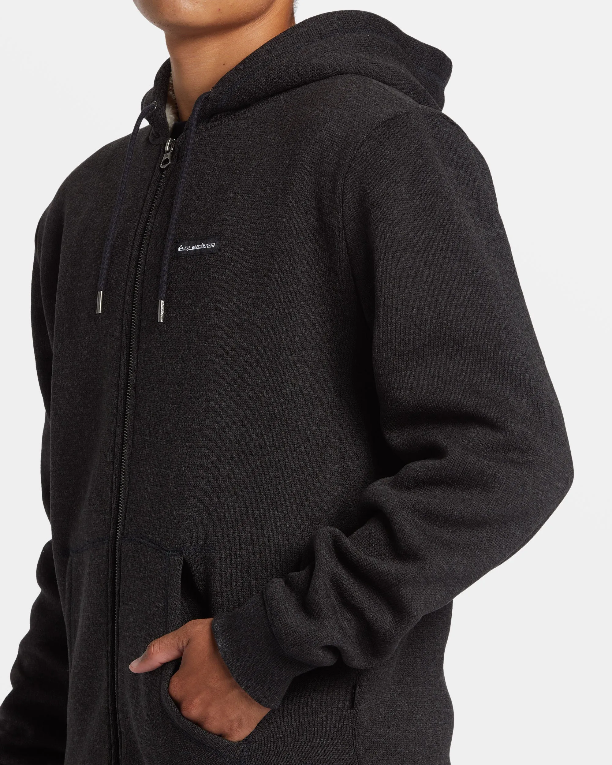 Keller Zip Hoodie - Black Heather sold by Quiksilver product image thumbnail 5