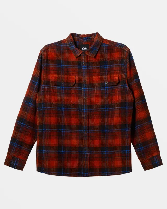Venture Long Sleeve Corduroy Shirt - Henna Venture Os Cord made by Quiksilver