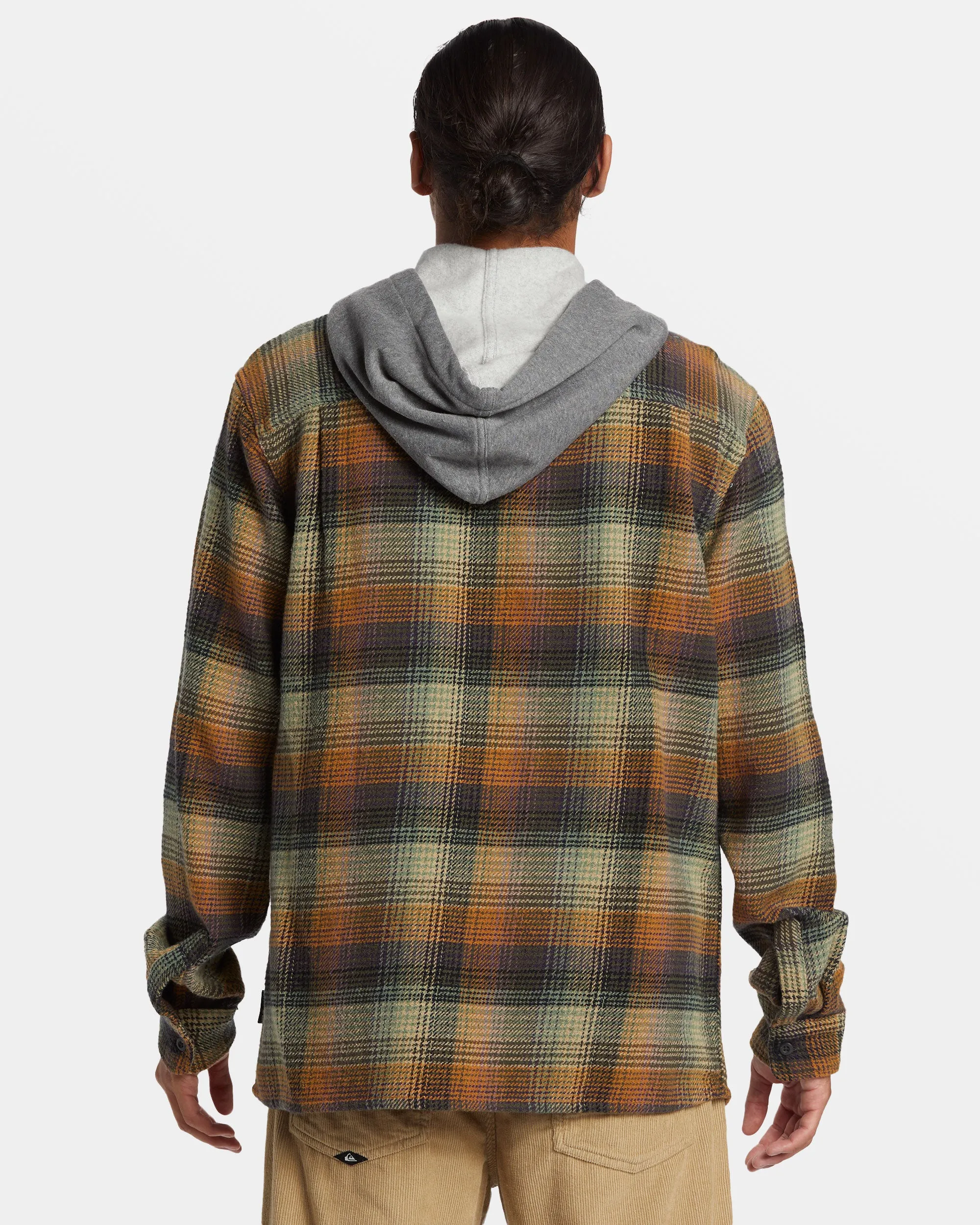 Sandbar Long Sleeve Flannel Shirt - Grape Leaf Sandbar Hooded Flan sold by Quiksilver product image thumbnail 2