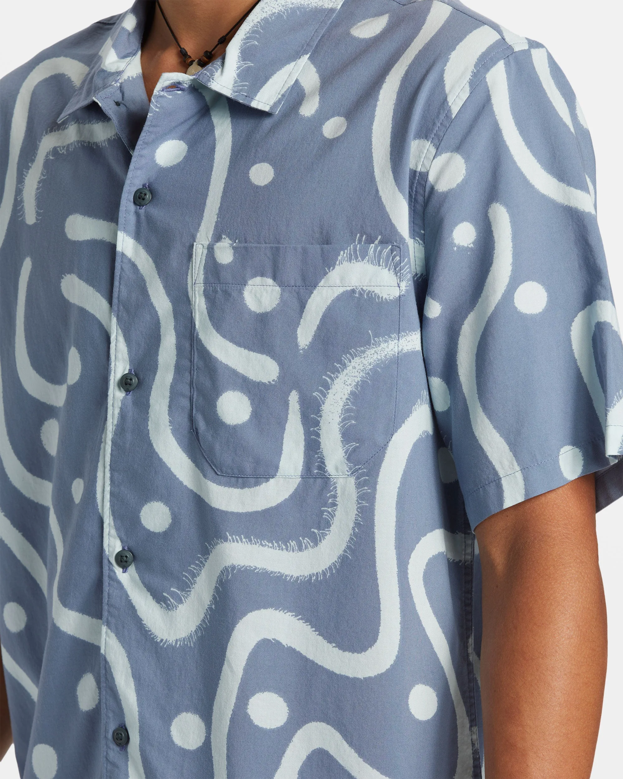 Beach Club Casual Short Sleeve Shirt - Flint Stone Beach Club Casual sold by Quiksilver product image thumbnail 5