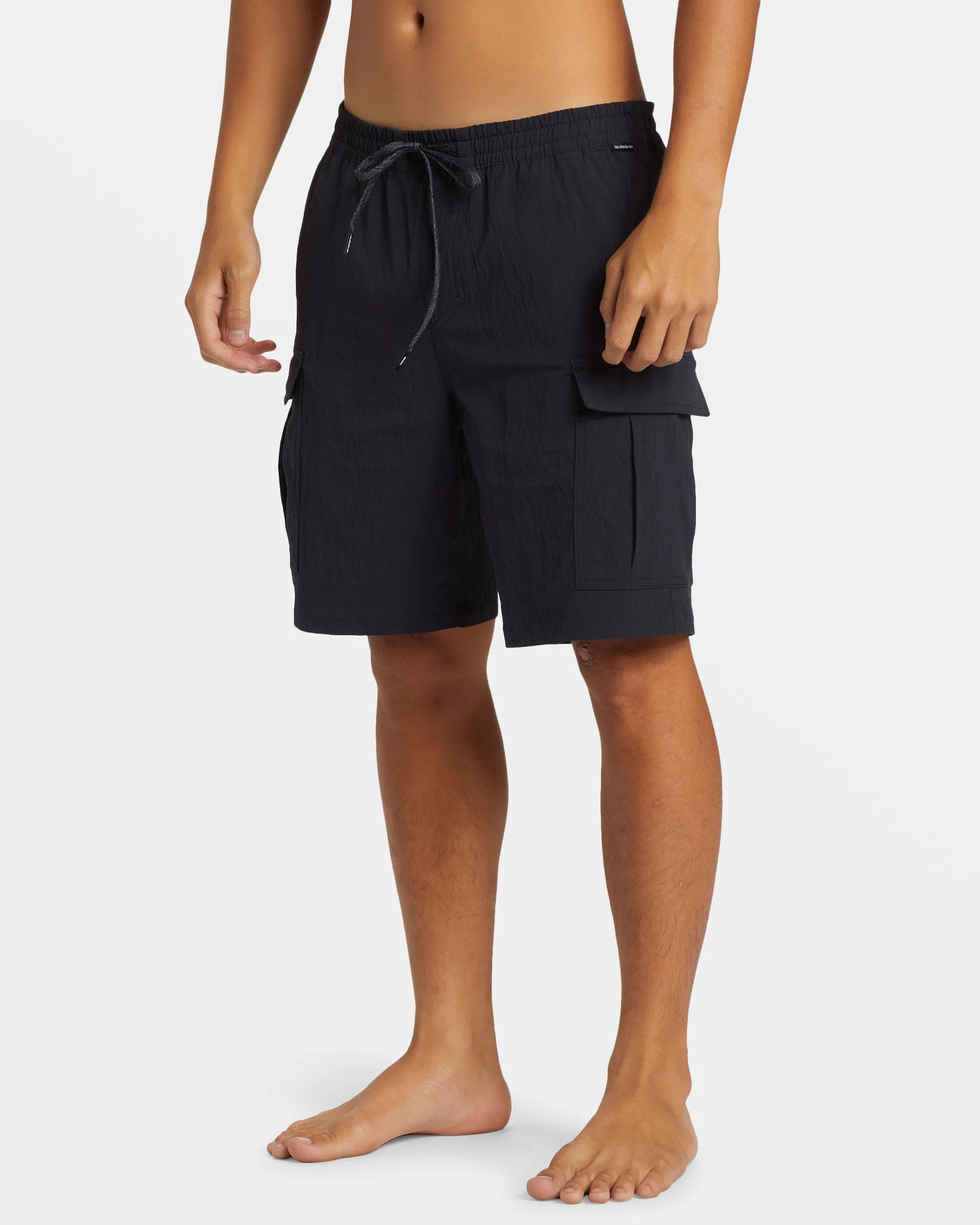 Taxer Cargo 19" Amphibian Hybrid Shorts - Black sold by Quiksilver product image thumbnail 4