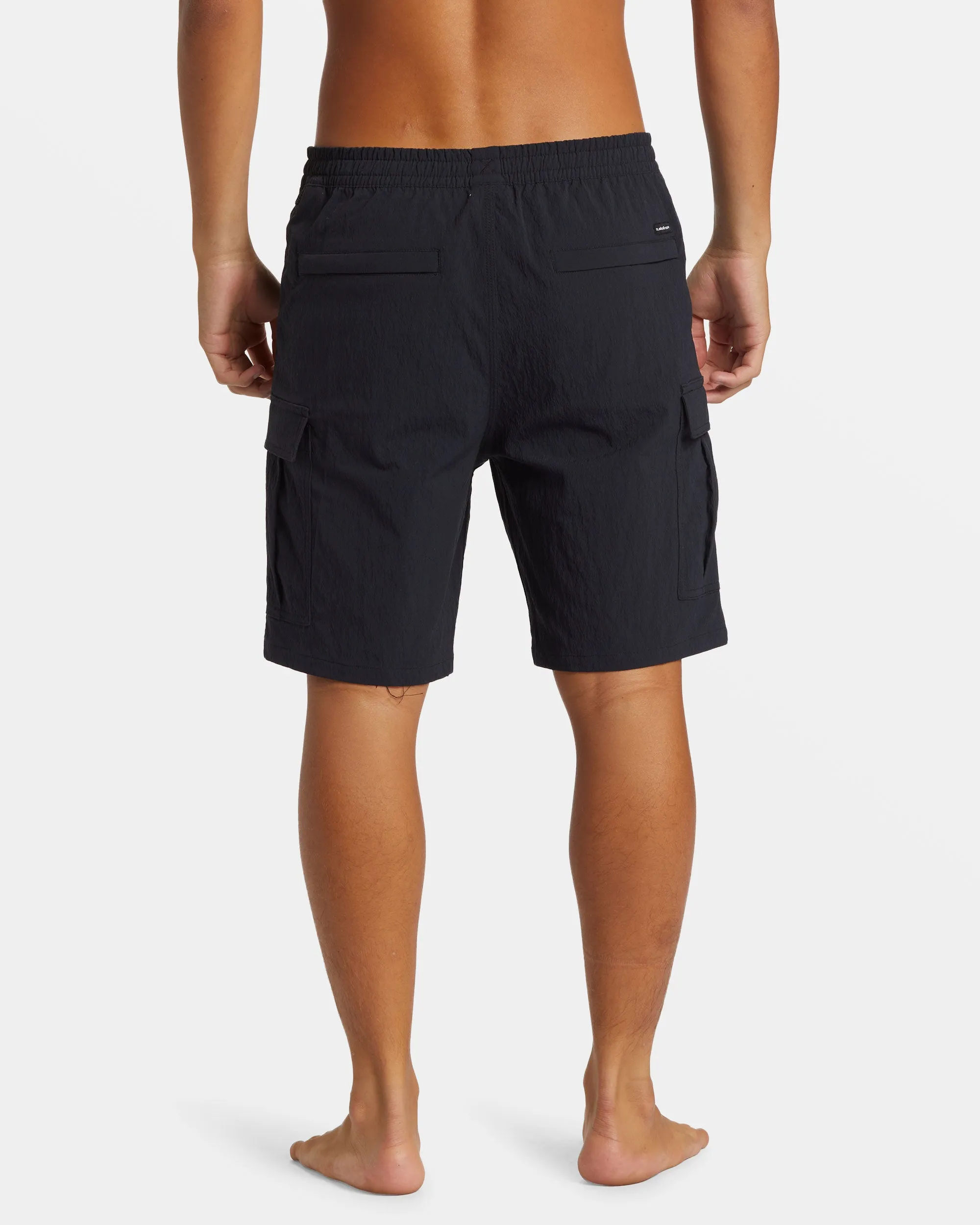 Taxer Cargo 19" Amphibian Hybrid Shorts - Black sold by Quiksilver product image thumbnail 2