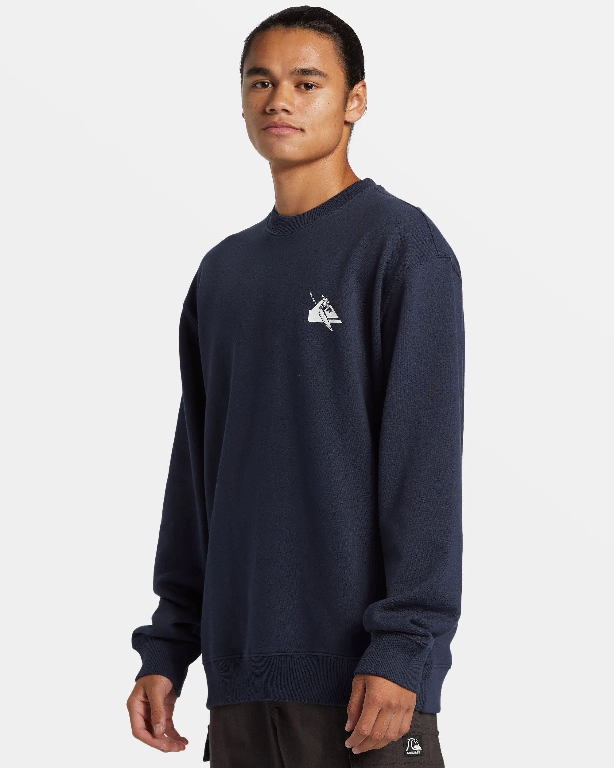 DNA Petroglyph Crewneck Sweatshirt - Dark Navy sold by Quiksilver product image thumbnail 4