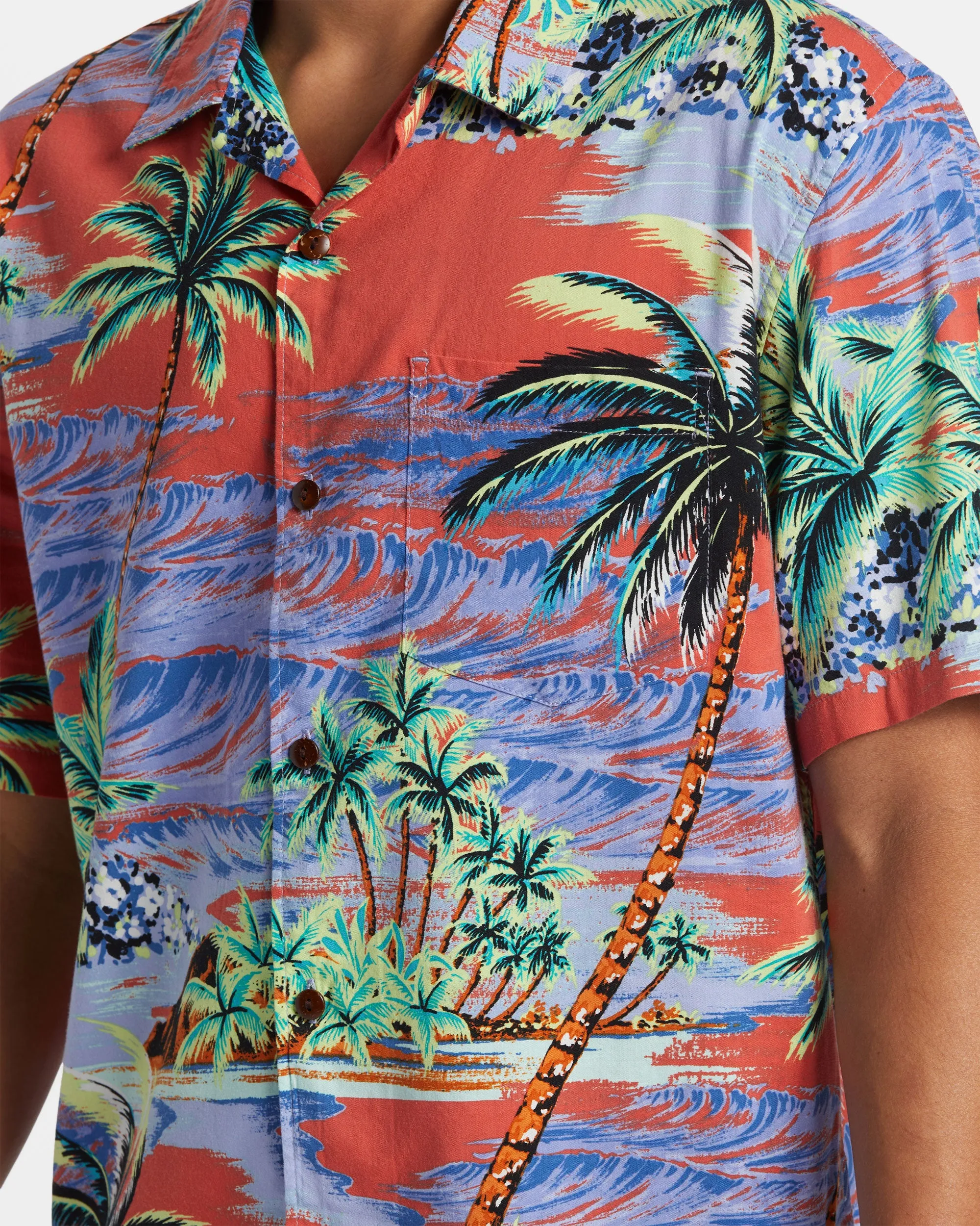 DNA Island Short Sleeve Shirt - Spiced Coral DNA Island Ss sold by Quiksilver product image thumbnail 5