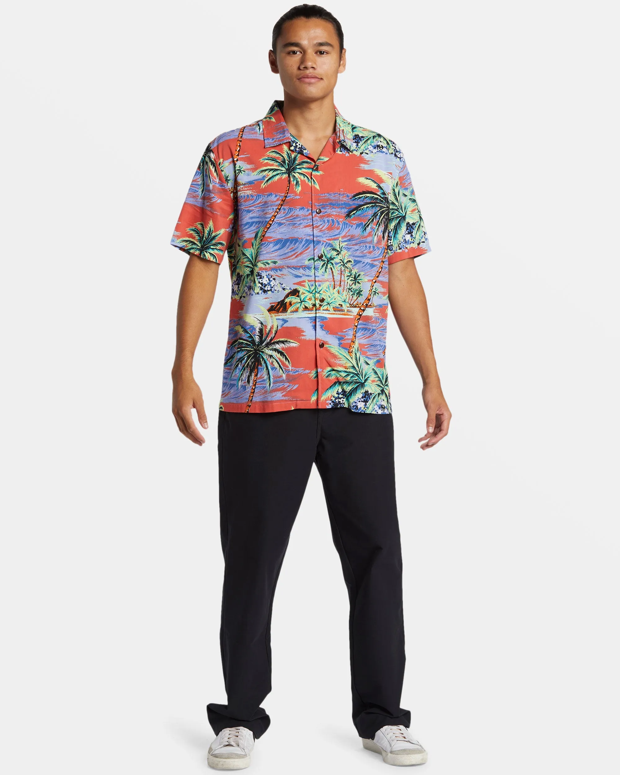 DNA Island Short Sleeve Shirt - Spiced Coral DNA Island Ss sold by Quiksilver product image thumbnail 3