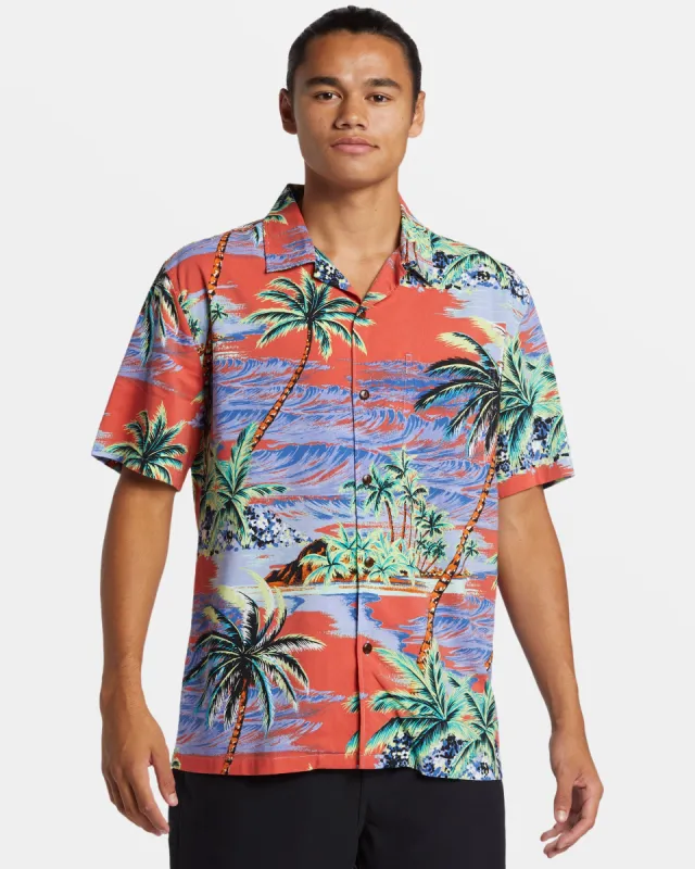 DNA Island Short Sleeve Shirt - Spiced Coral DNA Island Ss sold by Quiksilver