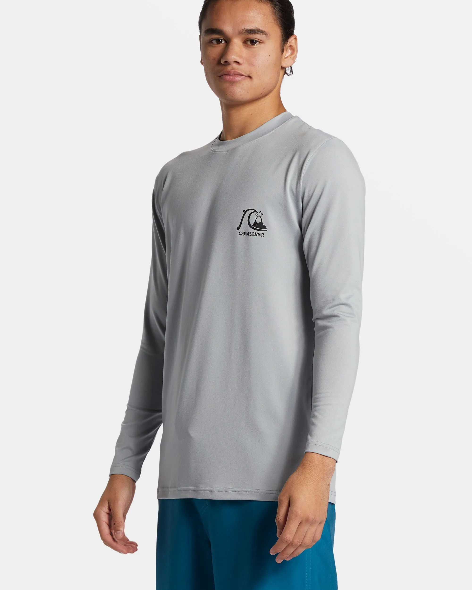 DNA Bubble Logo Long Sleeve Surf Tee - Quarry sold by Quiksilver product image thumbnail 4