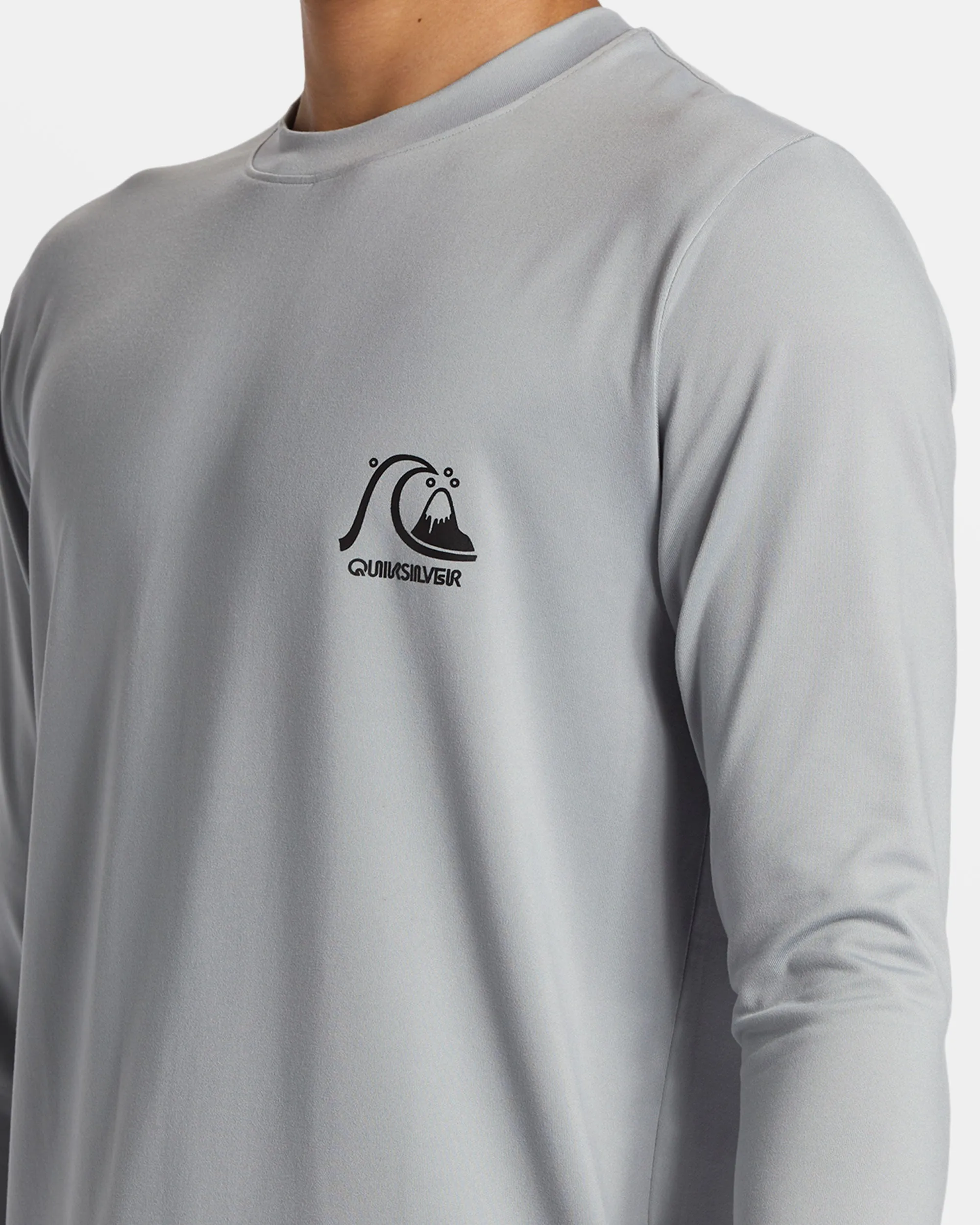 DNA Bubble Logo Long Sleeve Surf Tee - Quarry sold by Quiksilver product image thumbnail 5