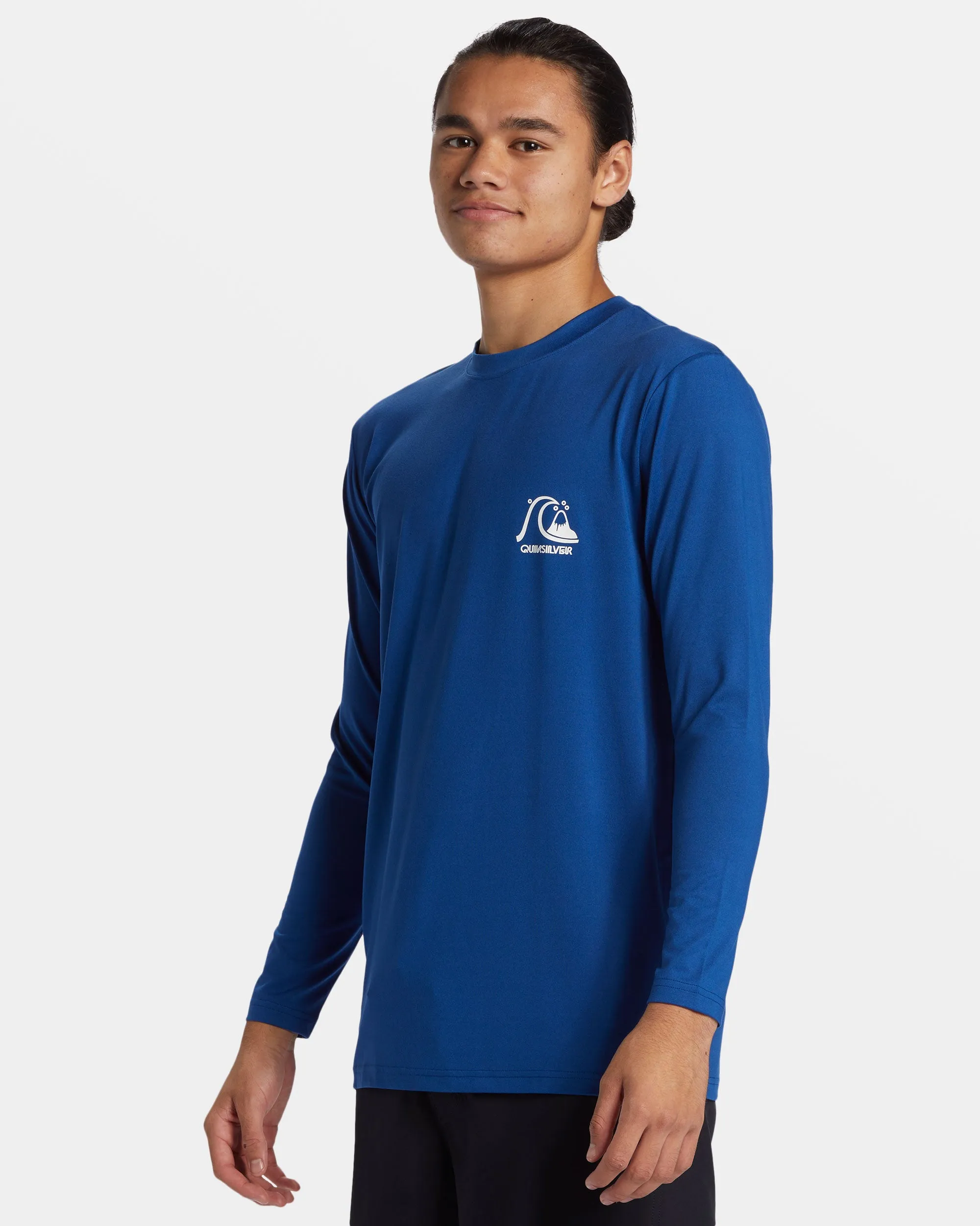 DNA Bubble Logo Long Sleeve Surf Tee - Monaco Blue sold by Quiksilver product image thumbnail 4