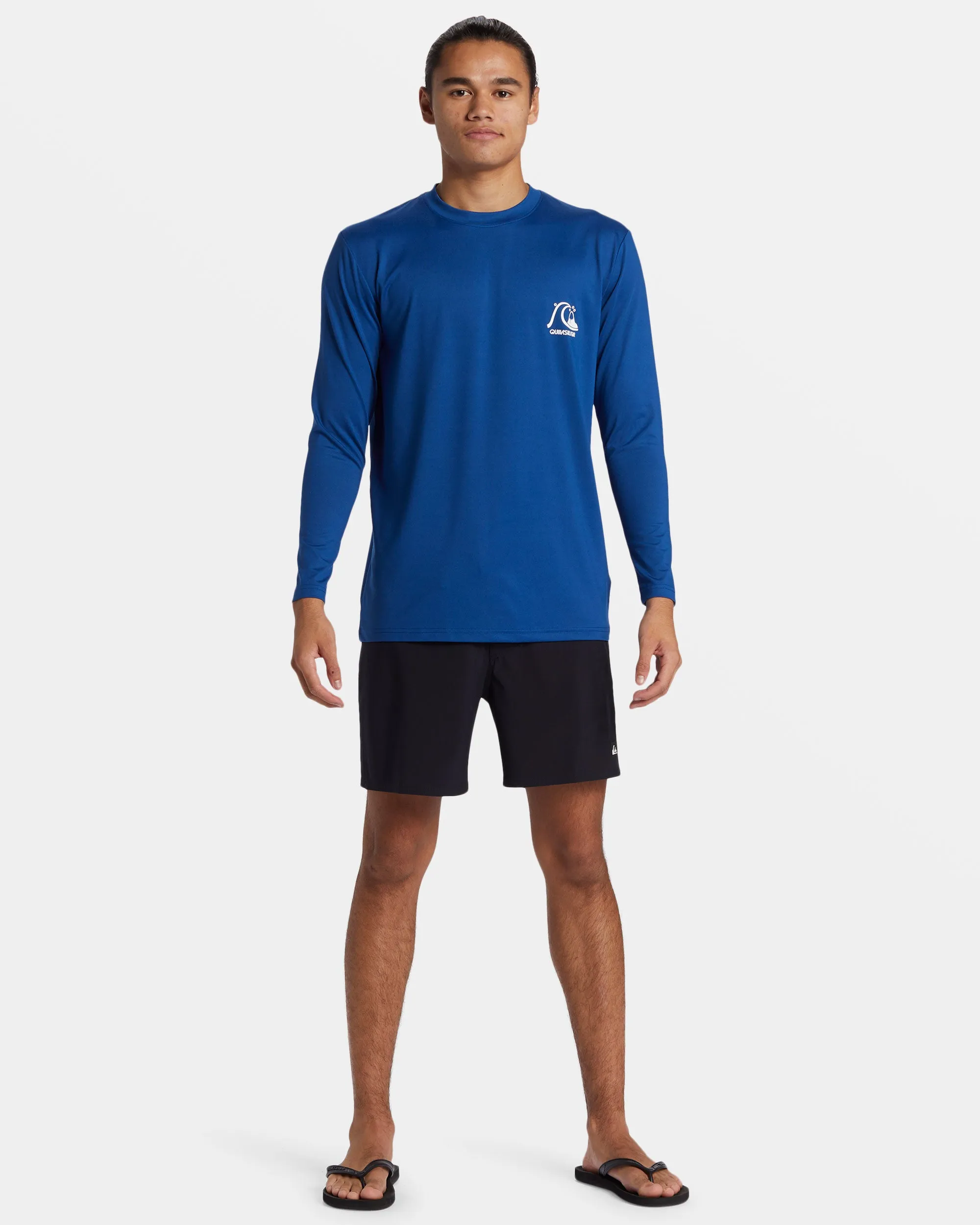 DNA Bubble Logo Long Sleeve Surf Tee - Monaco Blue sold by Quiksilver product image thumbnail 3