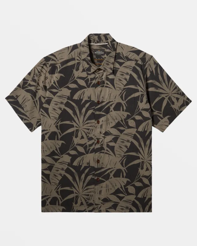 Waterman Nature Made Short Sleeve Shirt - Black Nature Made sold by Quiksilver