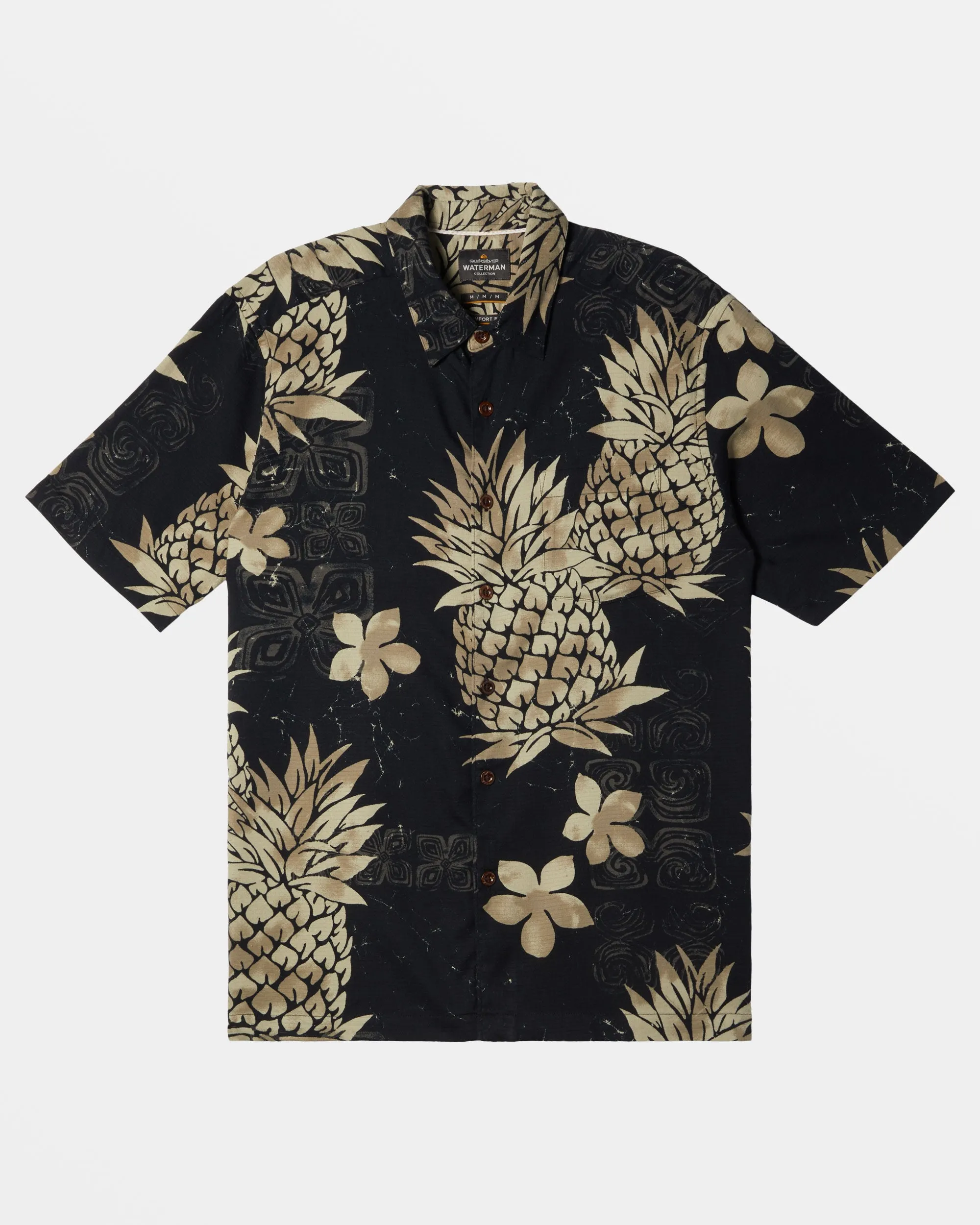Waterman Pineapple Bay Short Sleeve Shirt - Black Pineapple Bay sold by Quiksilver