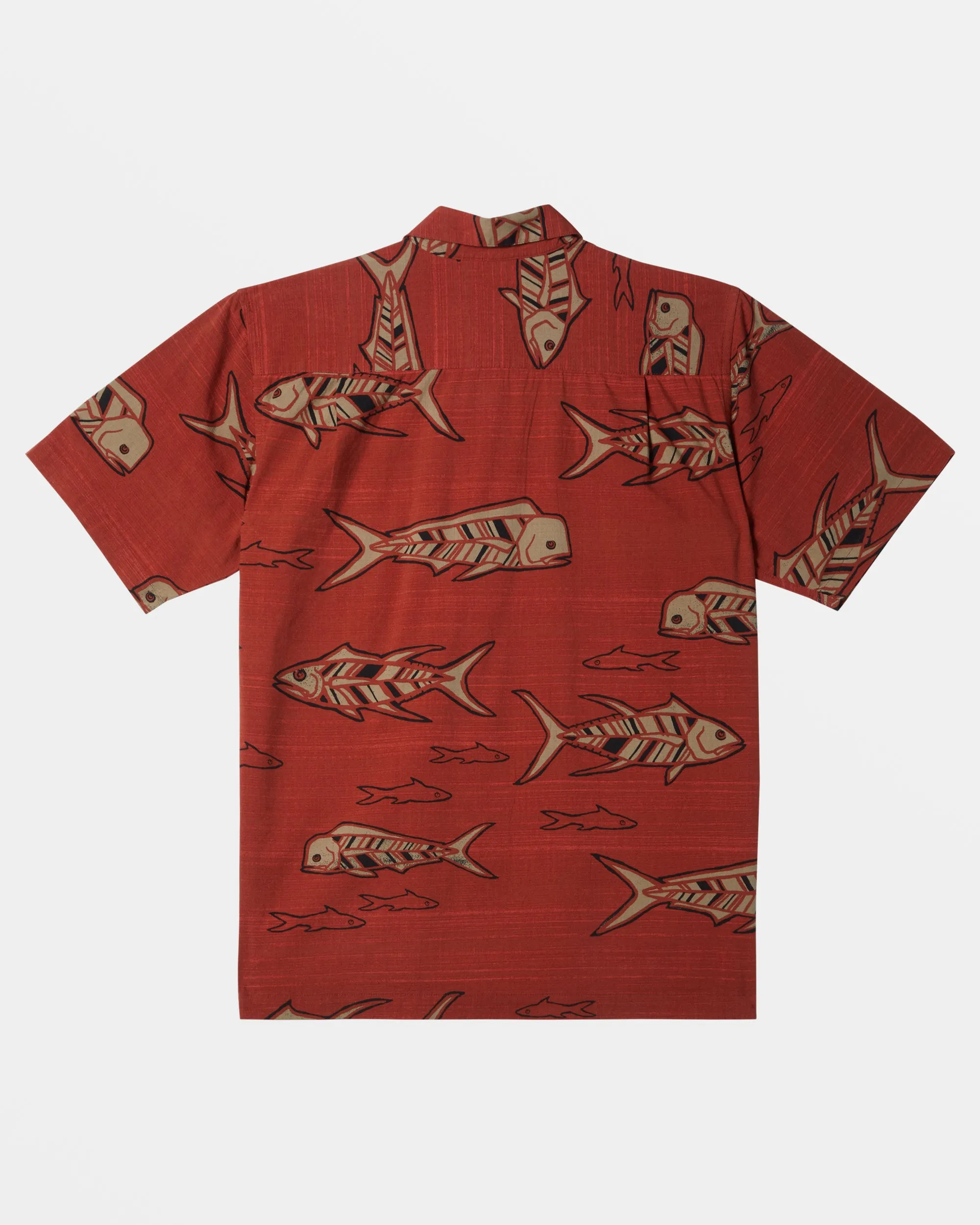 Waterman Out Of Office Short Sleeve Shirt - Burnt Henna Out Of Office sold by Quiksilver product image thumbnail 2