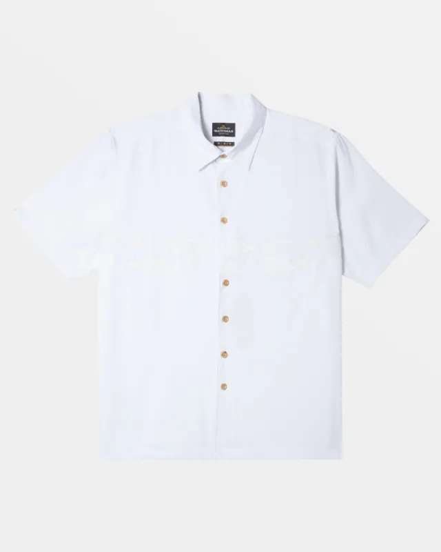 Waterman Offshore Short Sleeve Shirt - White sold by Quiksilver
