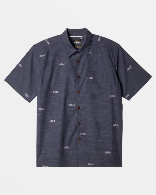 Waterman Full House Short Sleeve Shirt - Black sold by Quiksilver
