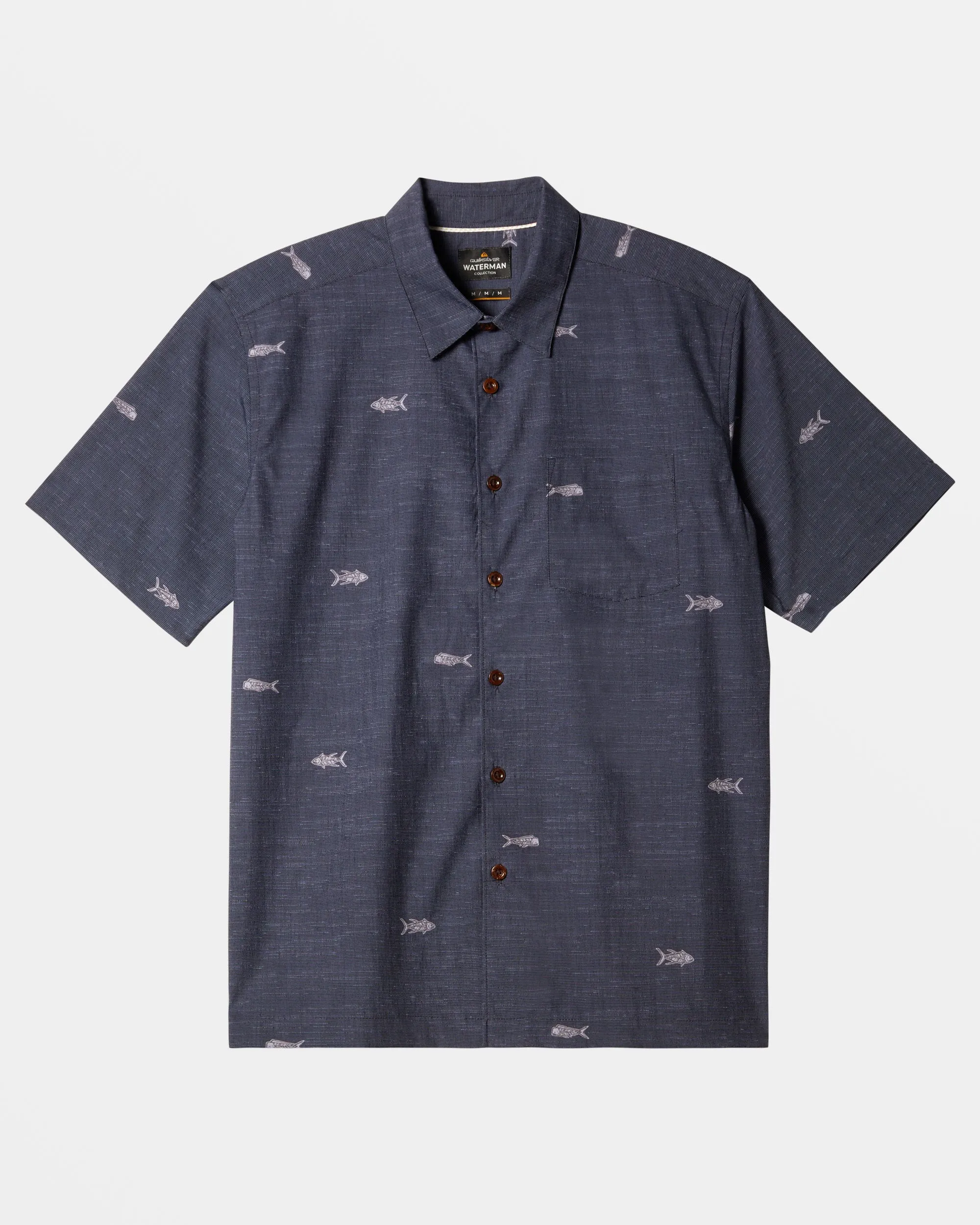 Waterman Full House Short Sleeve Shirt - Black sold by Quiksilver