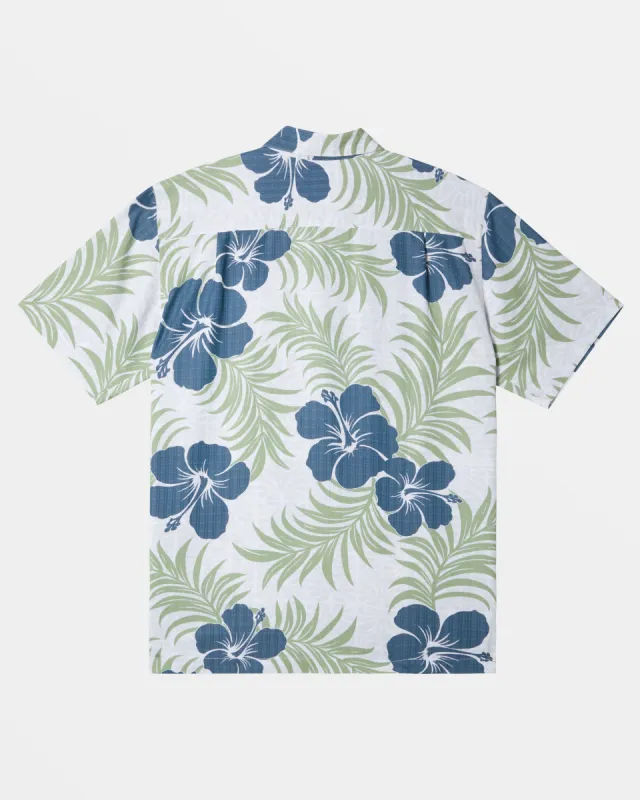 Waterman Full Bloom Short Sleeve Shirt - White sold by Quiksilver