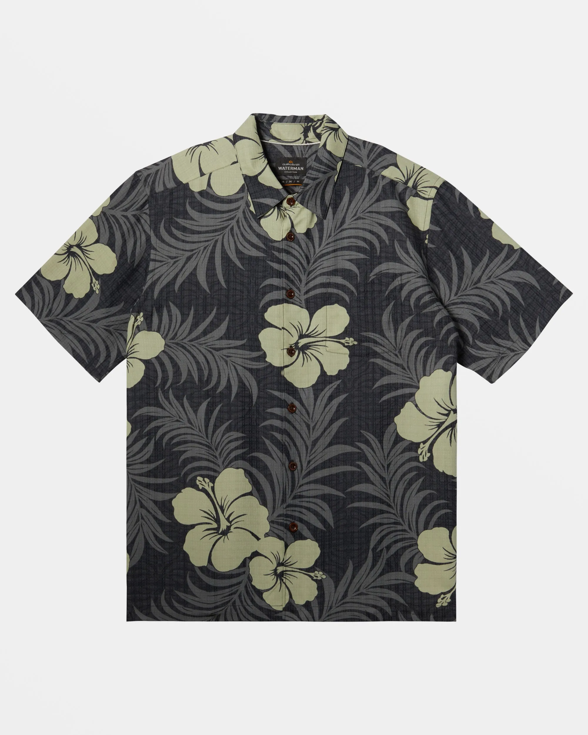 Waterman Full Bloom Short Sleeve Shirt - Black sold by Quiksilver