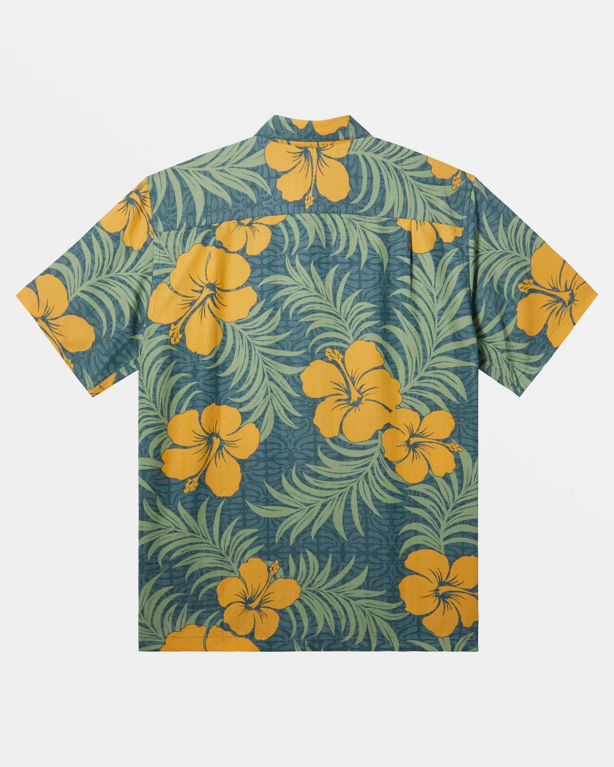 Waterman Full Bloom Short Sleeve Shirt - Indian Teal Full Bloom sold by Quiksilver product image thumbnail 2