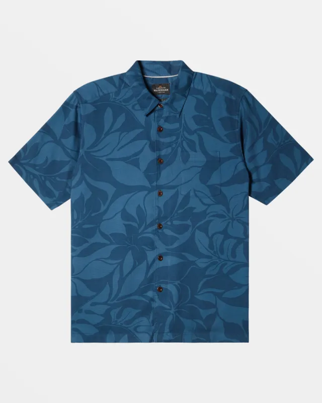 Waterman Flow Zone Short Sleeve Shirt - Majolica Blue sold by Quiksilver
