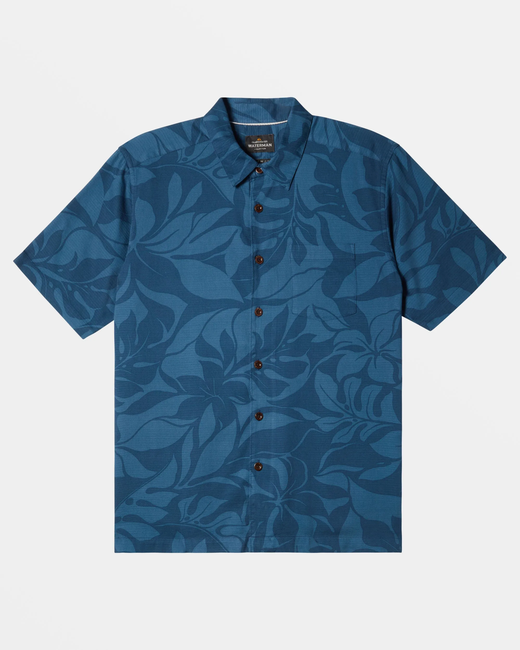Waterman Flow Zone Short Sleeve Shirt - Majolica Blue sold by Quiksilver