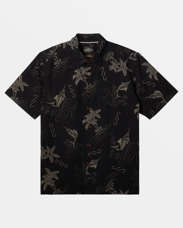 Waterman Bimini Twist Short Sleeve Shirt - Black Bimini Twist sold by Quiksilver