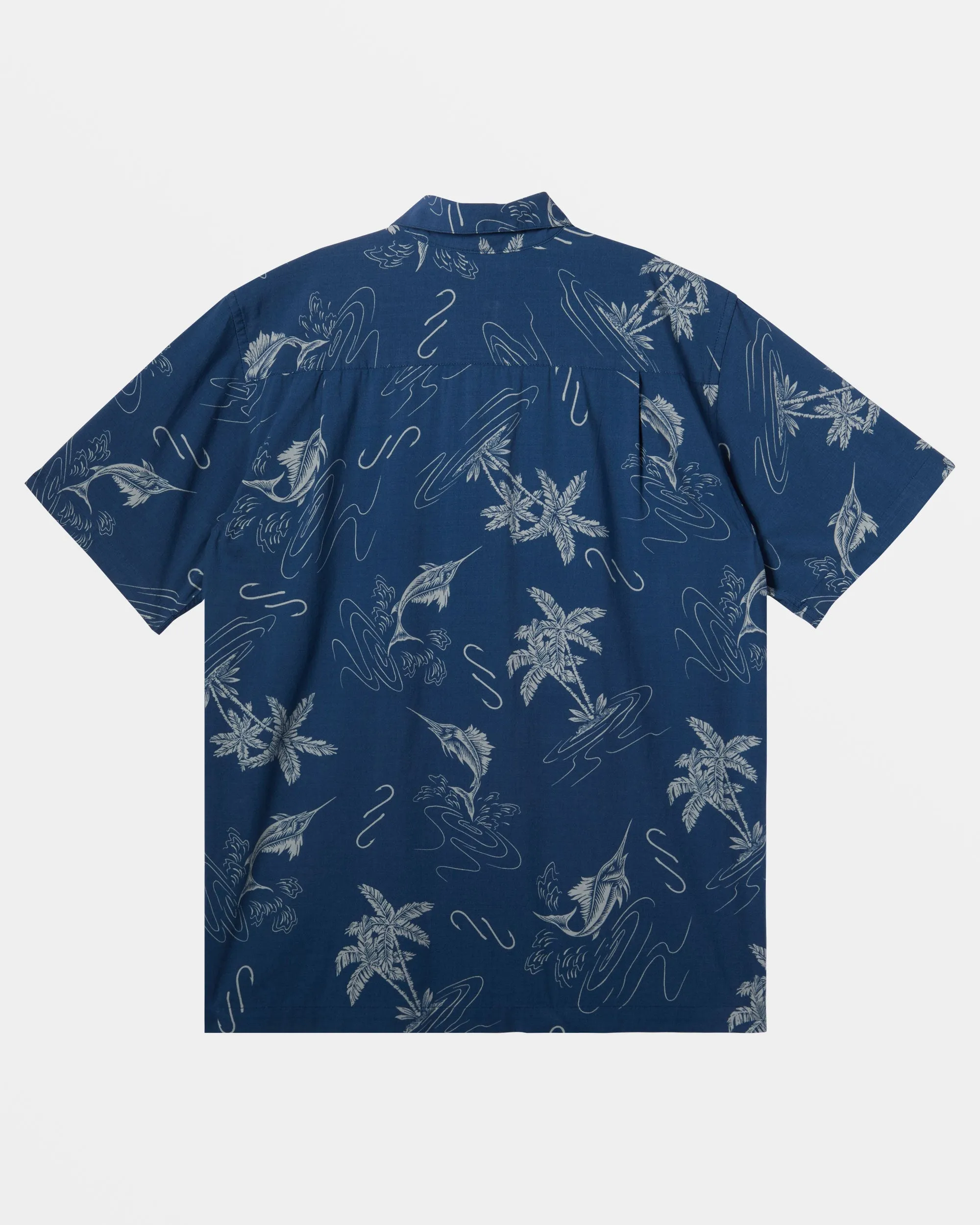 Waterman Bimini Twist Short Sleeve Shirt - Ensign Blue Bimini Twist sold by Quiksilver product image thumbnail 2