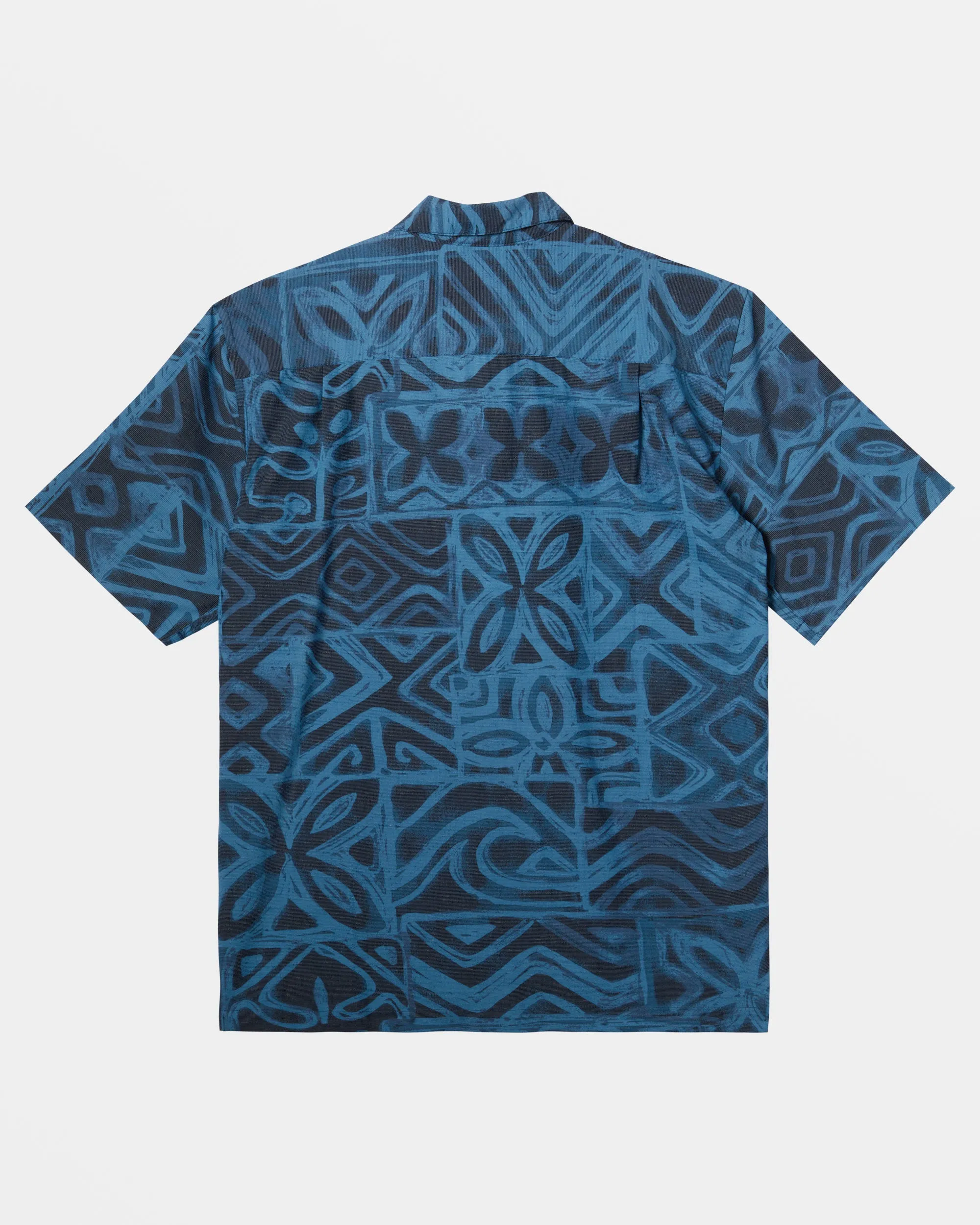 Waterman Batik Tapa Short Sleeve Shirt - Majolica Blue Batik Tapa sold by Quiksilver product image thumbnail 2