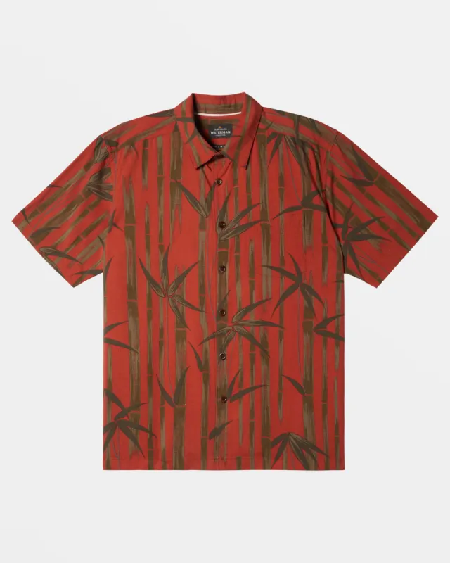 Waterman Bamboo Cove Short Sleeve Shirt - Tandori Spice Bamboo Cove sold by Quiksilver