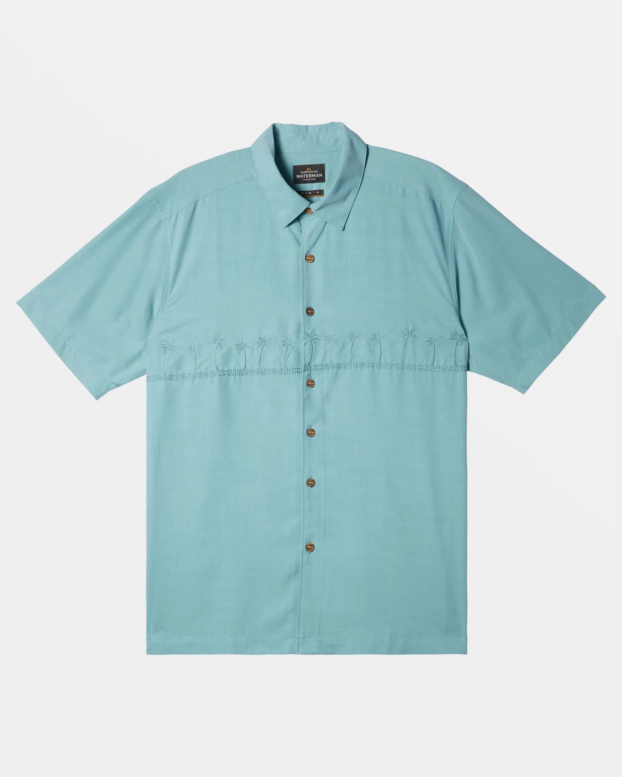 Waterman Tahiti Palms Premium Anti-Wrinkle Shirt - Reef Waters sold by Quiksilver