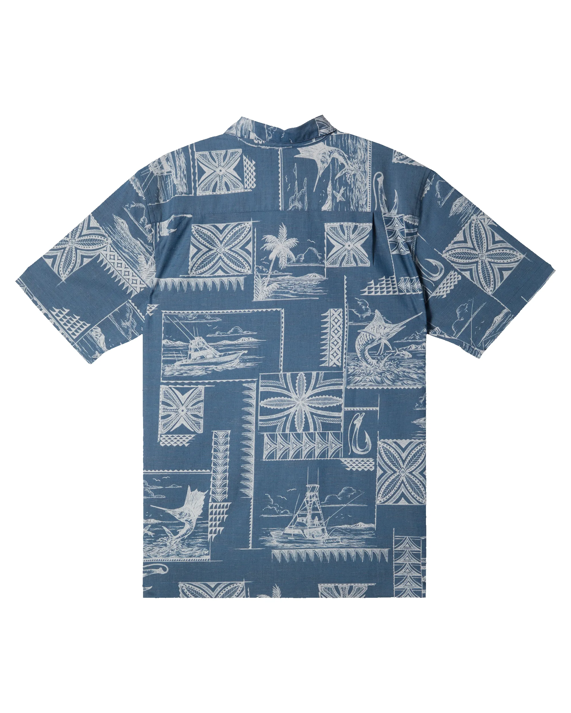 Waterman Bill Fish Short Sleeve Shirt - Majolica Blue Bill Fish sold by Quiksilver product image thumbnail 2
