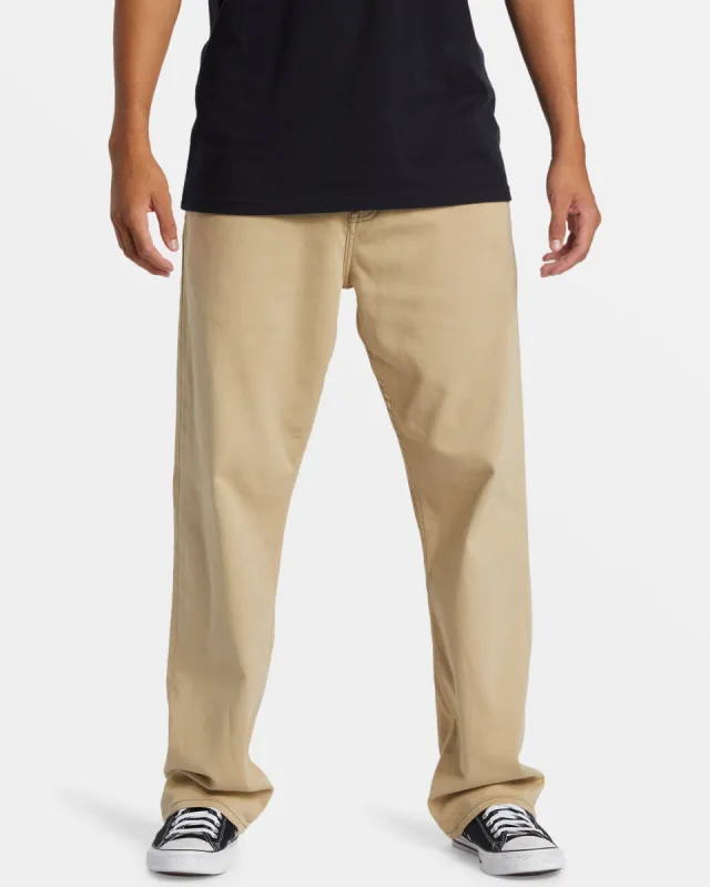 Landers Far Out Straight Fit Pants - Twill made by Quiksilver