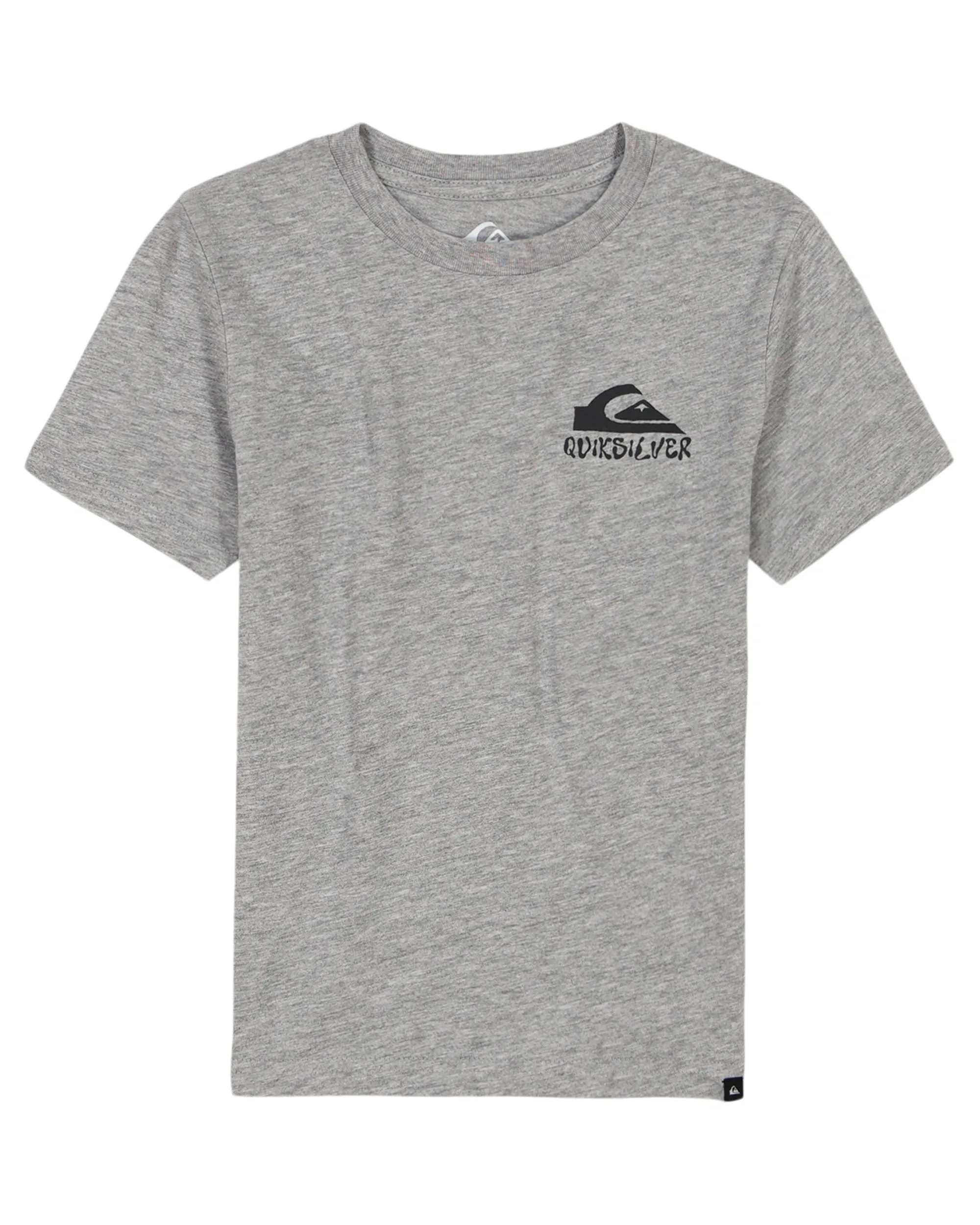 Little Boys Shark Mouth Short Sleeve Shirt - Grey Heather sold by Quiksilver