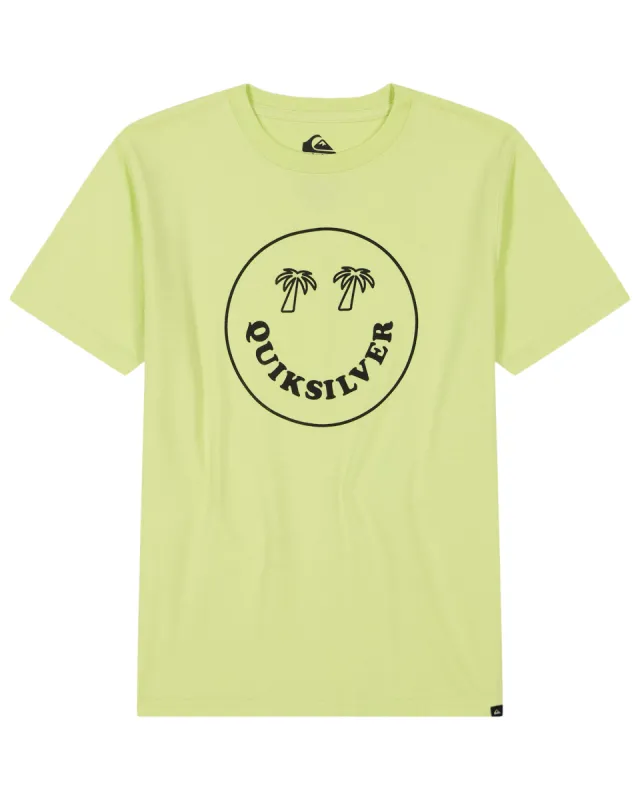 Boys 8-16 Smiley Palms T-Shirt - Shadow Lime sold by Quiksilver