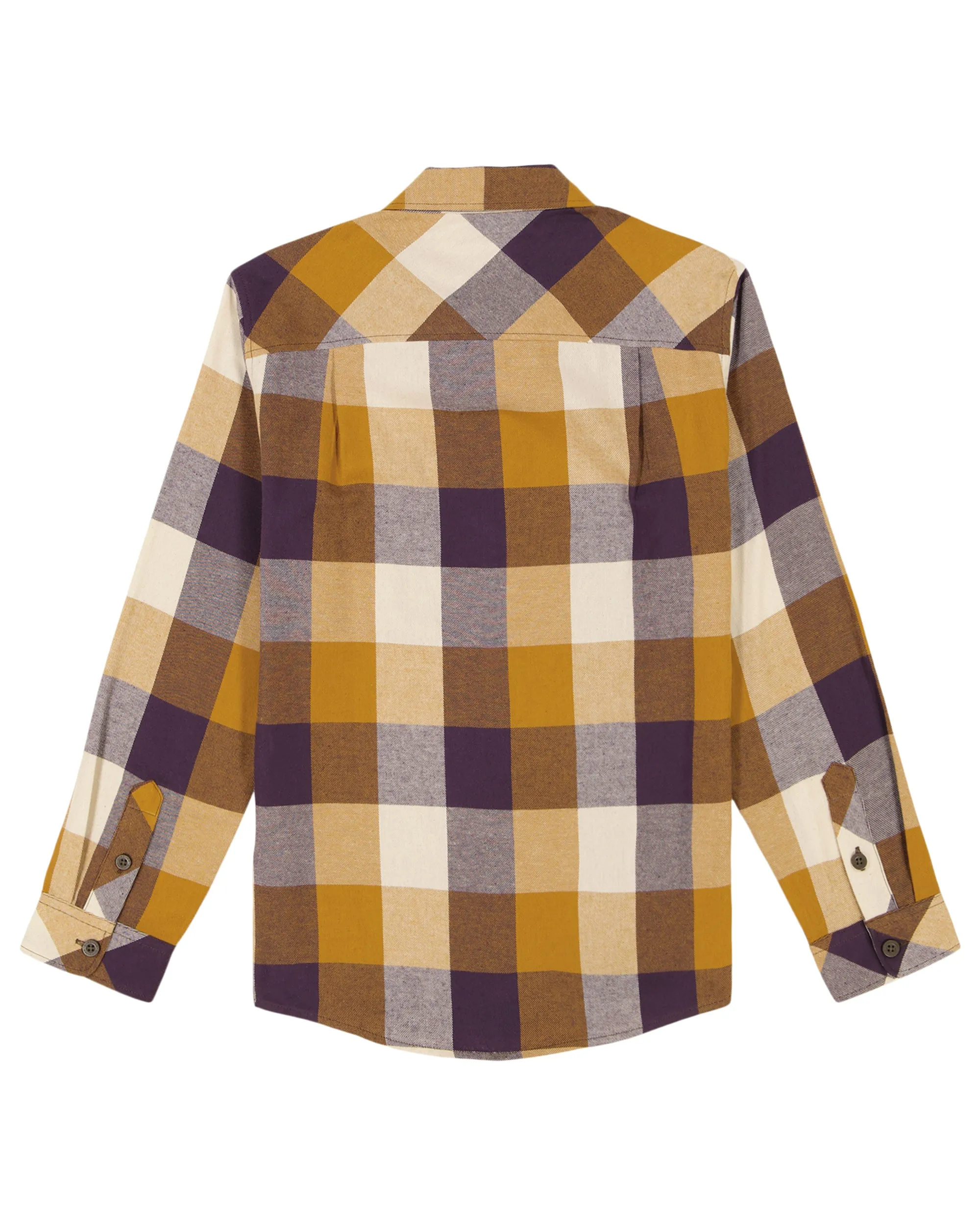 Boys 8-16 Mother Fly Long Sleeve Flannel Shirt - Bone Brown sold by Quiksilver product image thumbnail 2