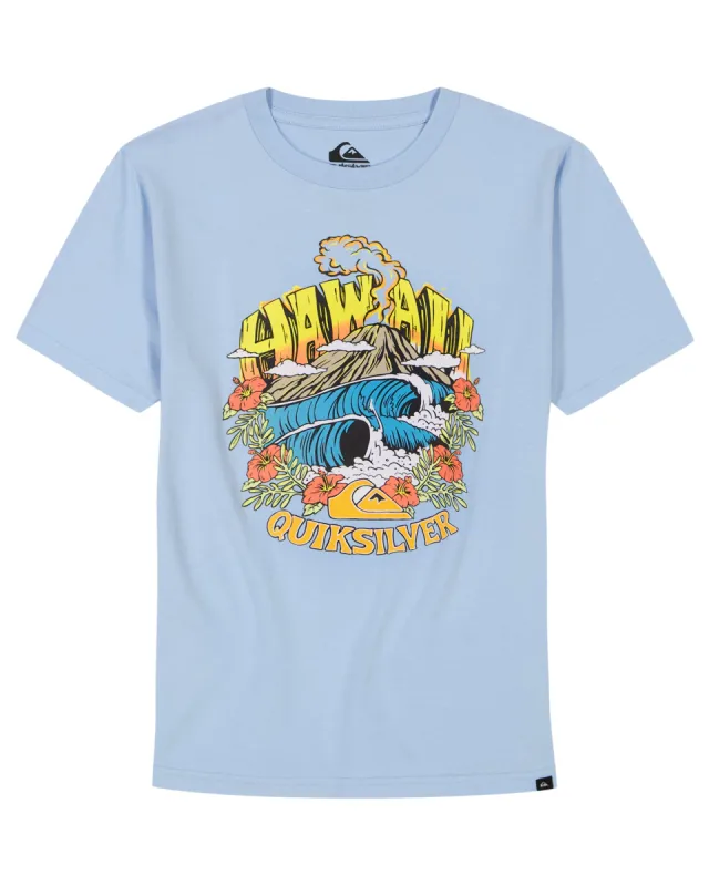 Boys 8-16 Hawaii Volcano T-Shirt - Airy Blue sold by Quiksilver
