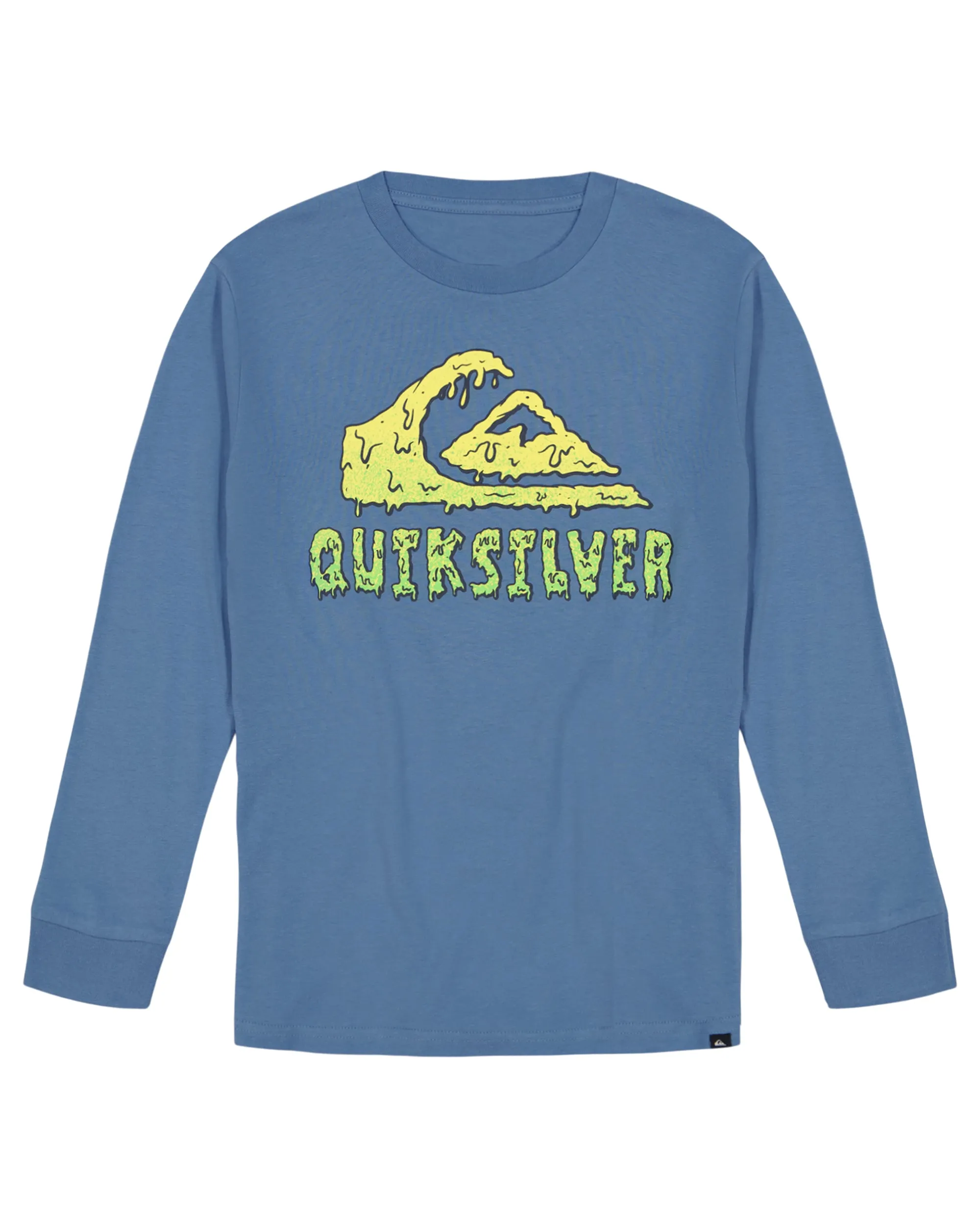 Boys 8-16 Slime Logo Long Sleeve T-Shirt - Coronet Blue sold by Quiksilver